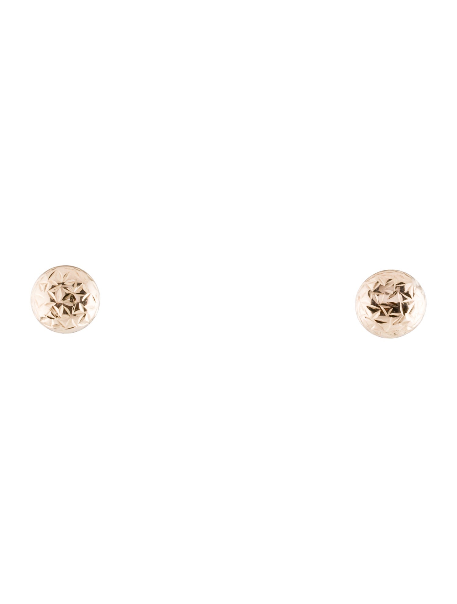 Earrings 10K Diamond-Cut Stud