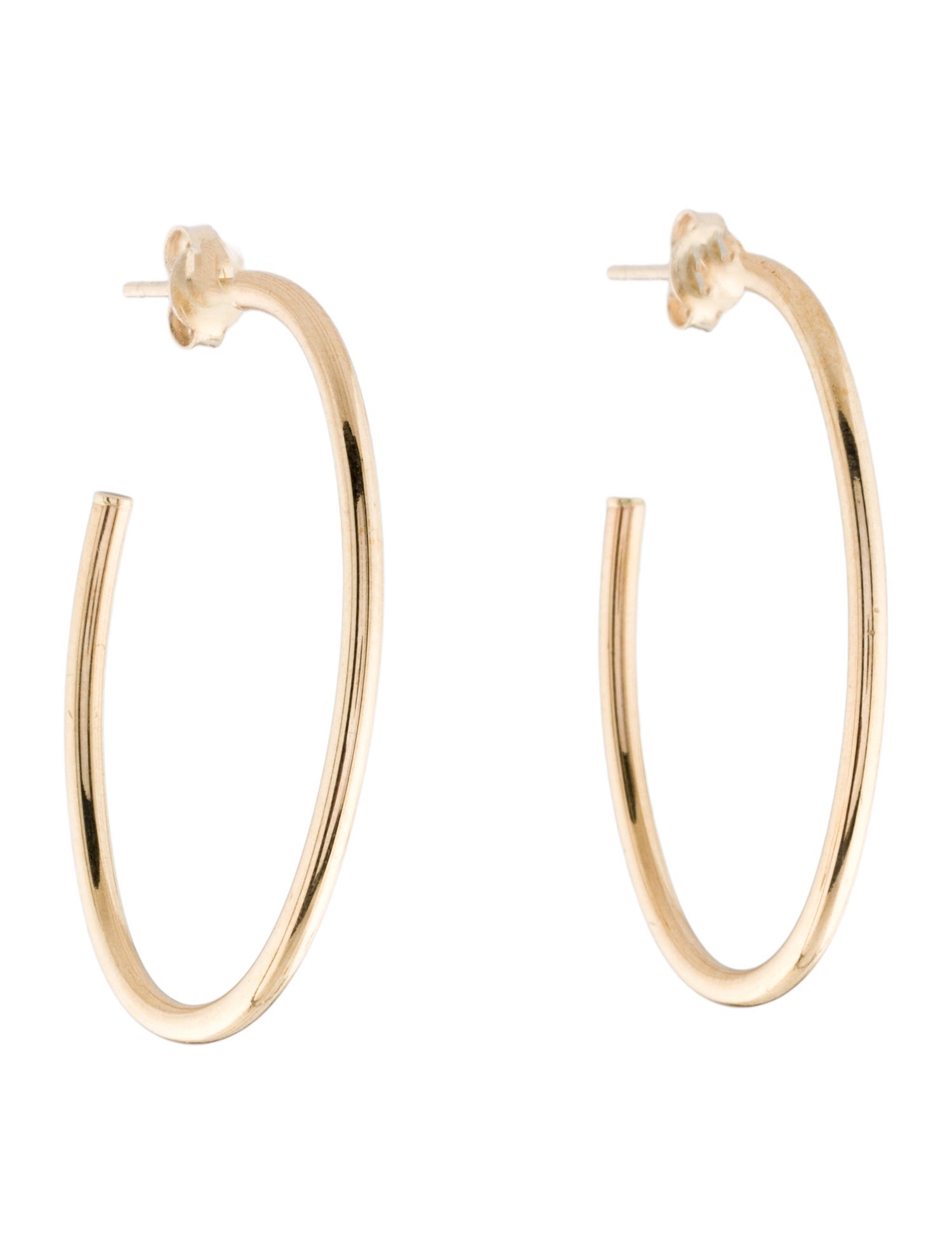 Earrings 14K Oval Hoop