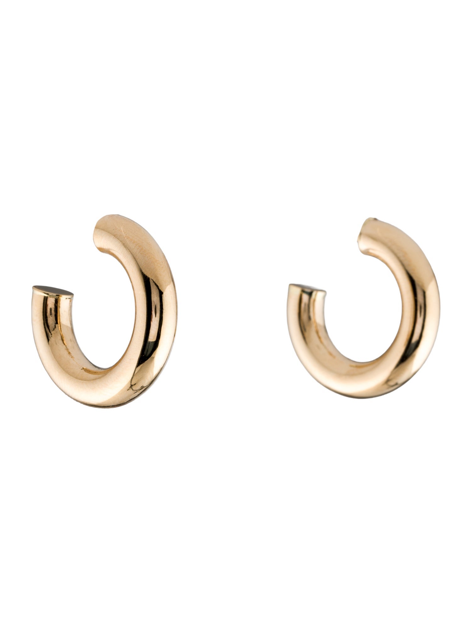 Earrings 14K Hollow Hoop