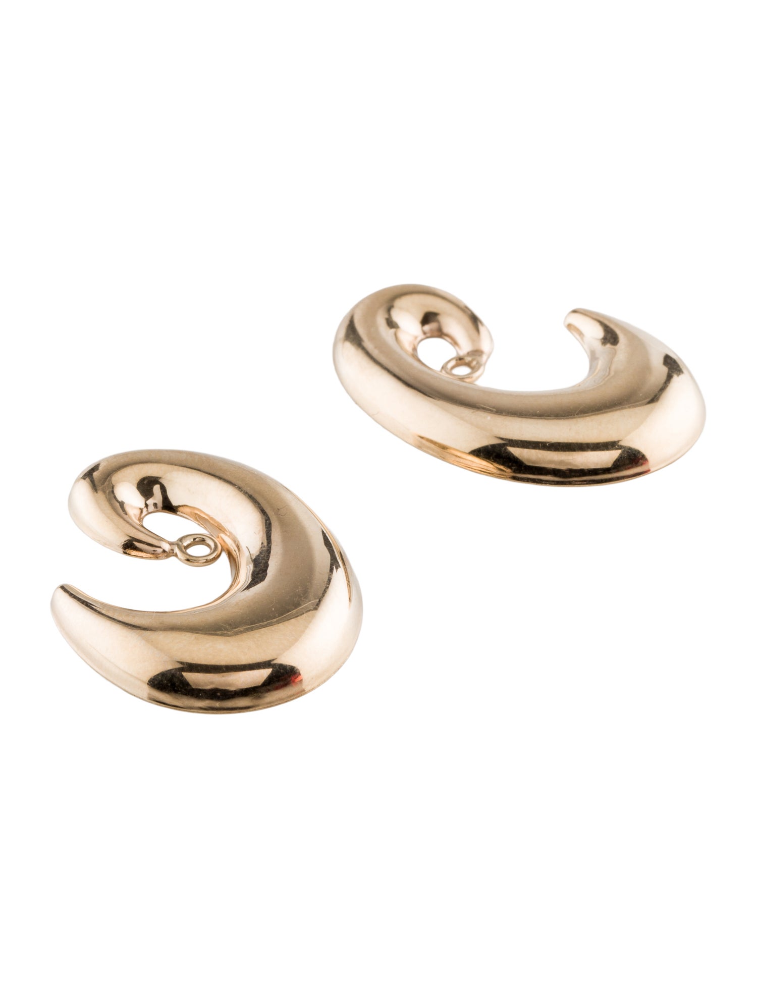 Earrings 14K Swirl Earring Enhancers
