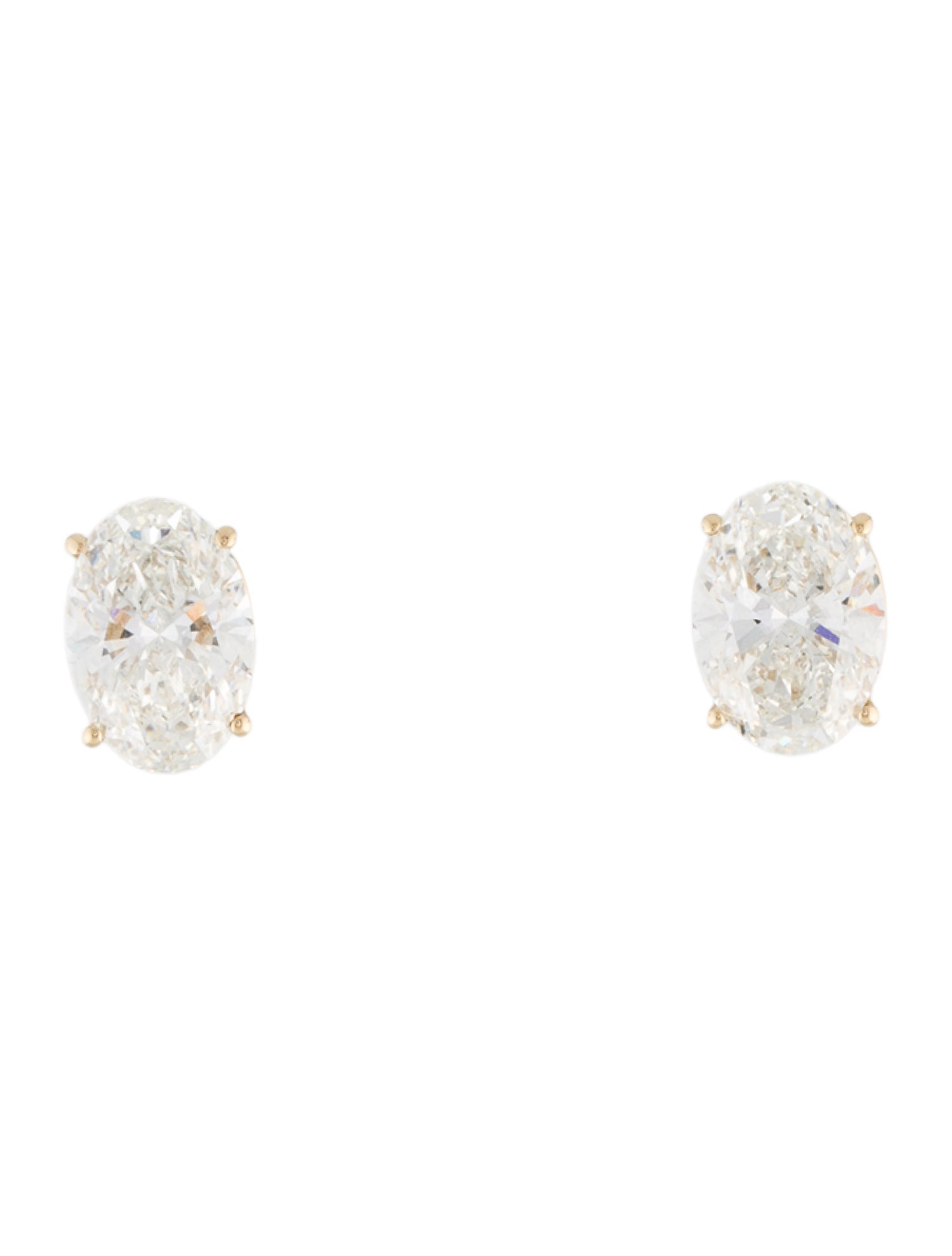 Earrings 14K 5.09ctw Lab-Grown Diamond Stud Earrings