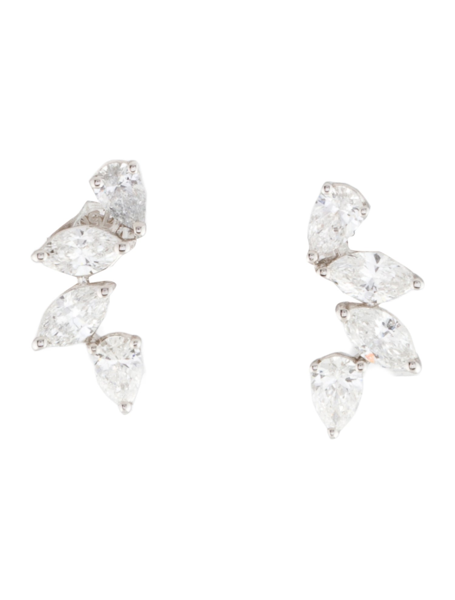 Earrings 18K Diamond Drop