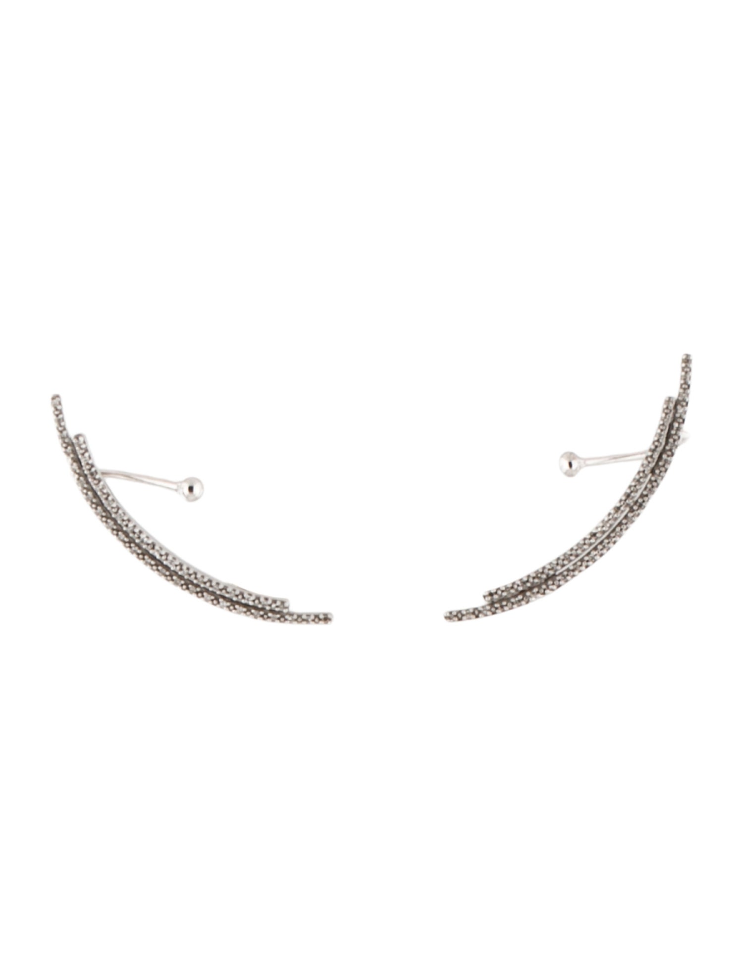 Earrings 14K Diamond Ear Climbers