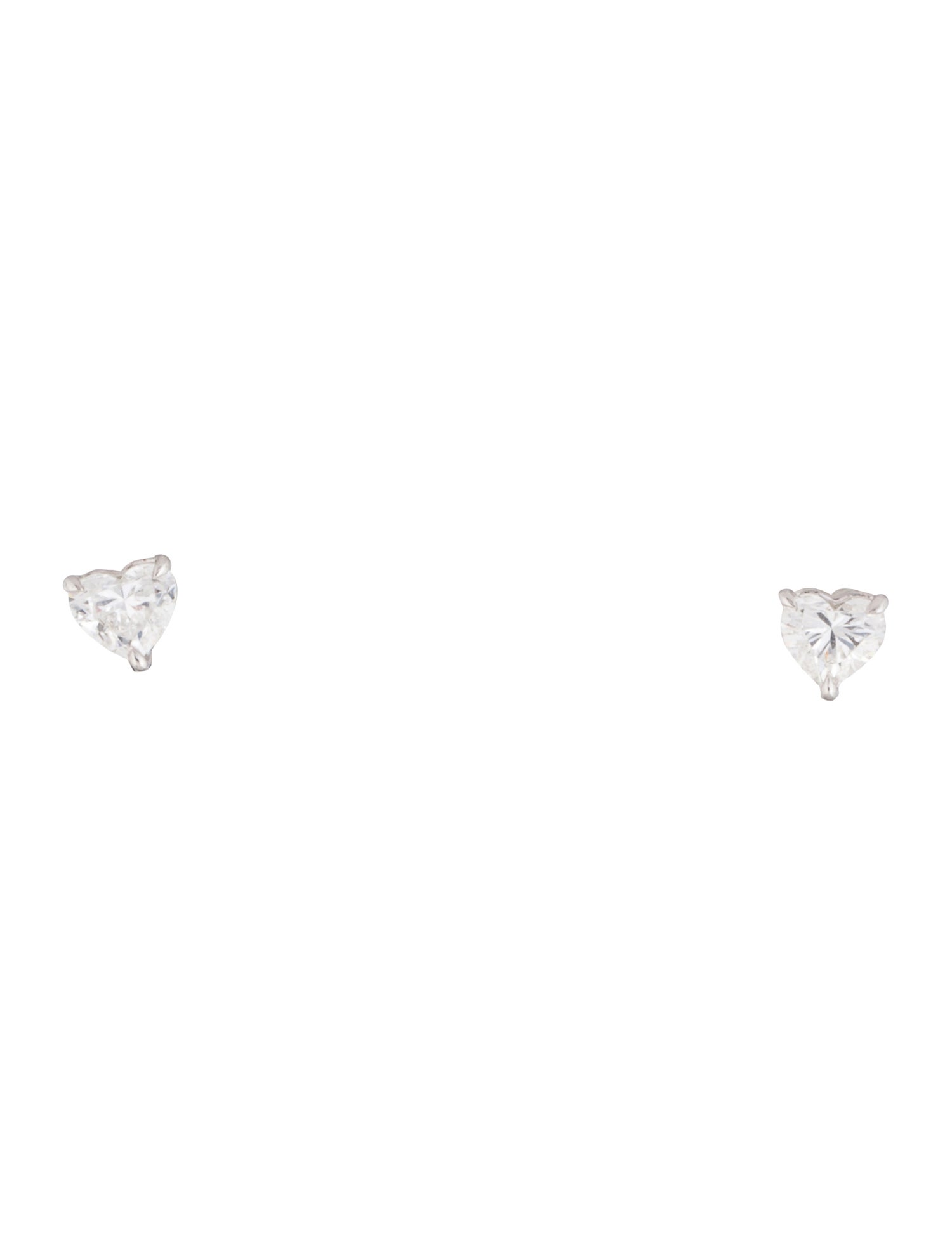 Earrings 18K Lab-Grown Diamond Heart Stud
