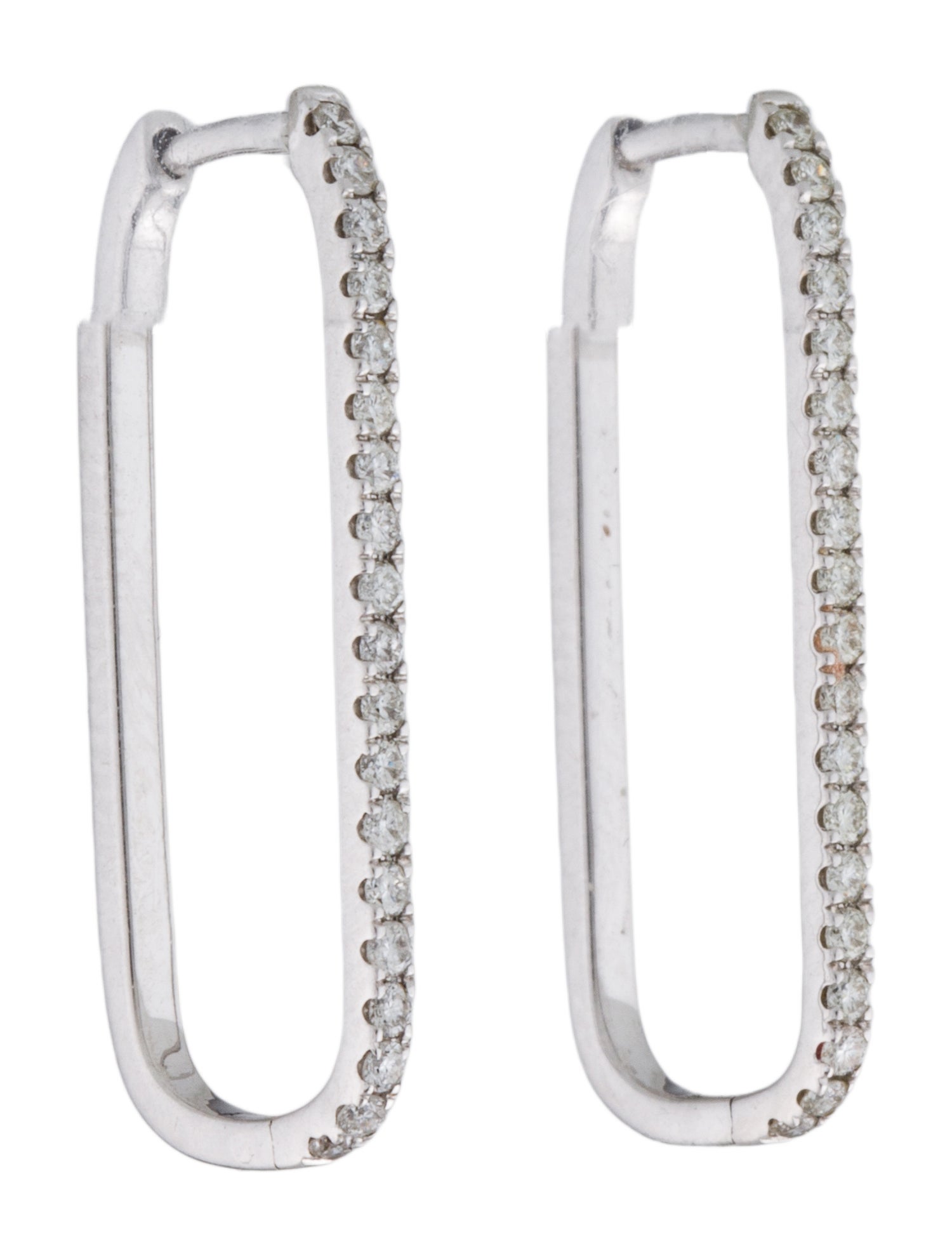 Earrings 14K Diamond Hoop