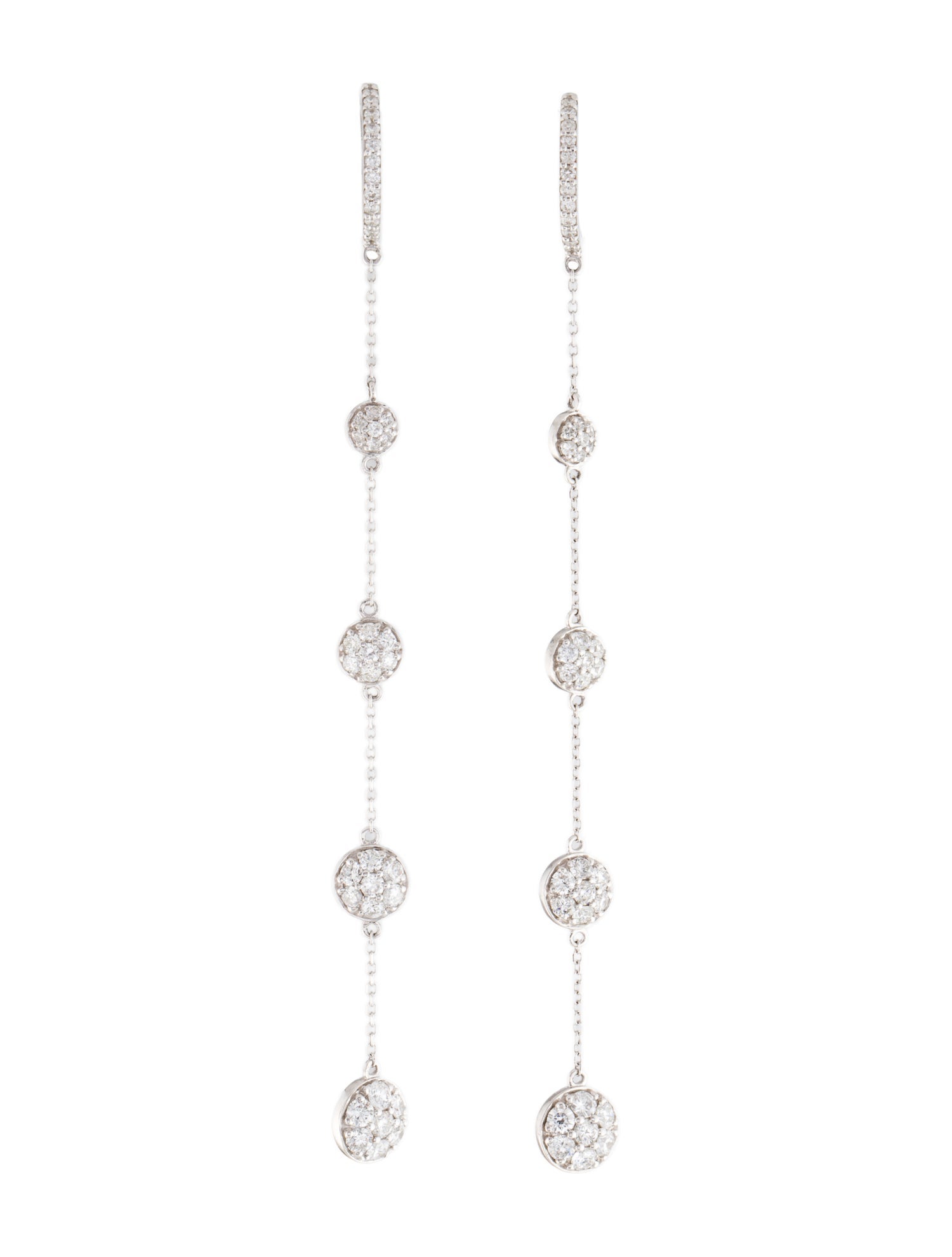 Earrings 14K 1.55ctw Diamond Drop