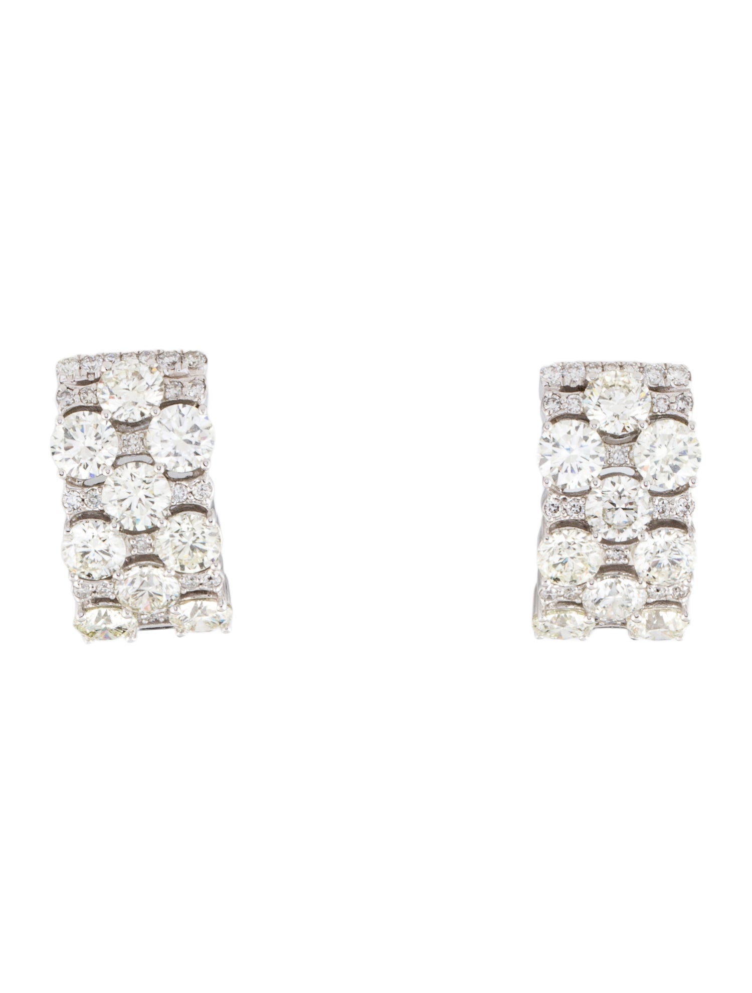 Earrings 14K 4.1ctw Diamond Drop
