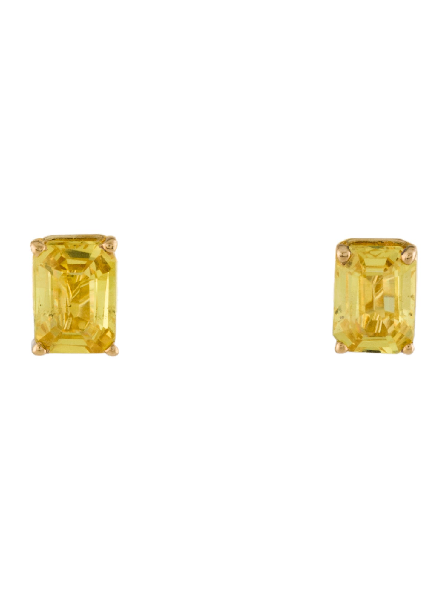 Earrings 18K 2.05ctw Sapphire Stud