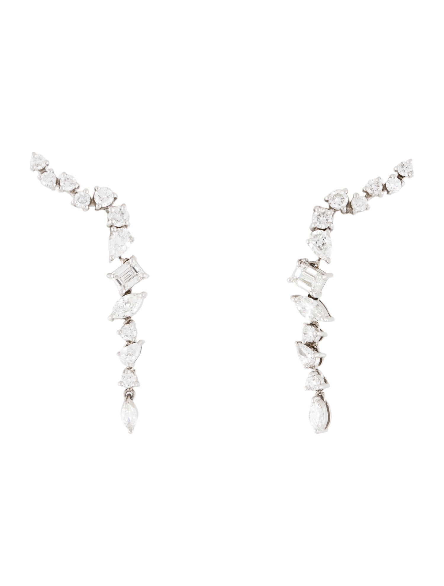 Earrings 14K 1.76ctw Diamond Drop