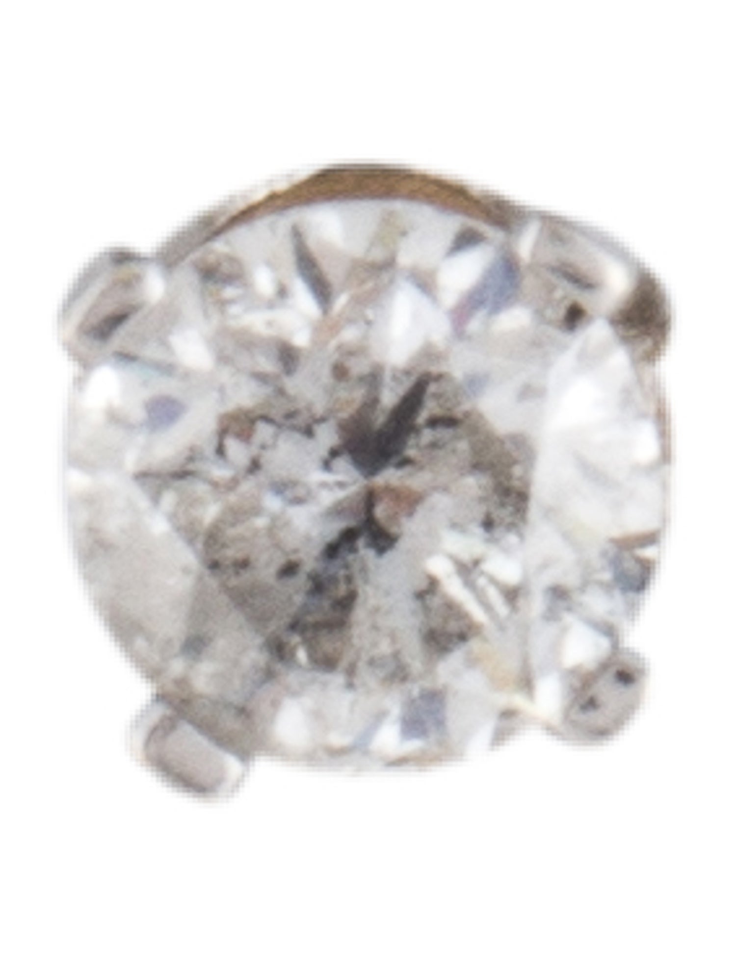 Earrings 14K Diamond Single Stud