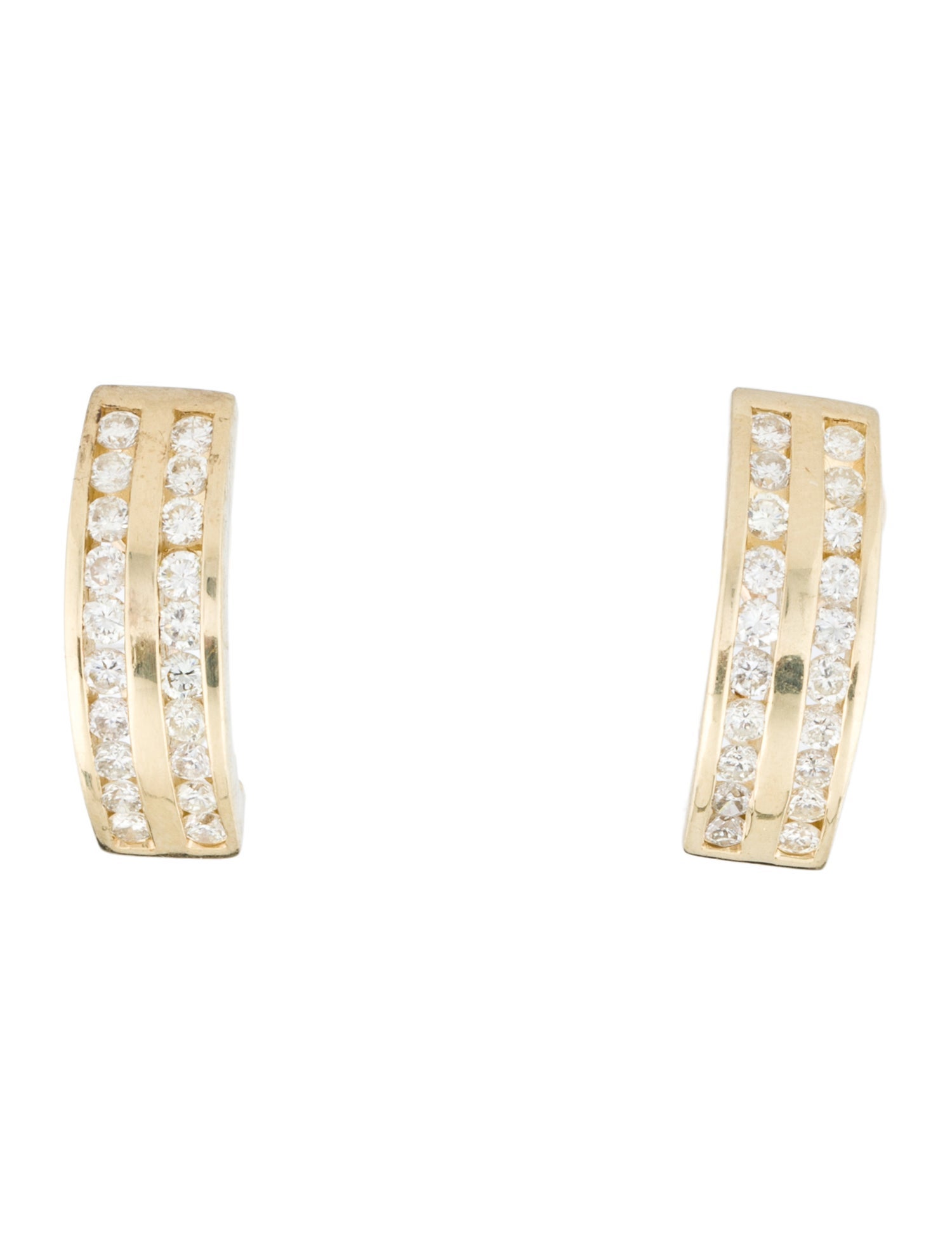 Earrings 14K 1.48ctw Diamond Earclip