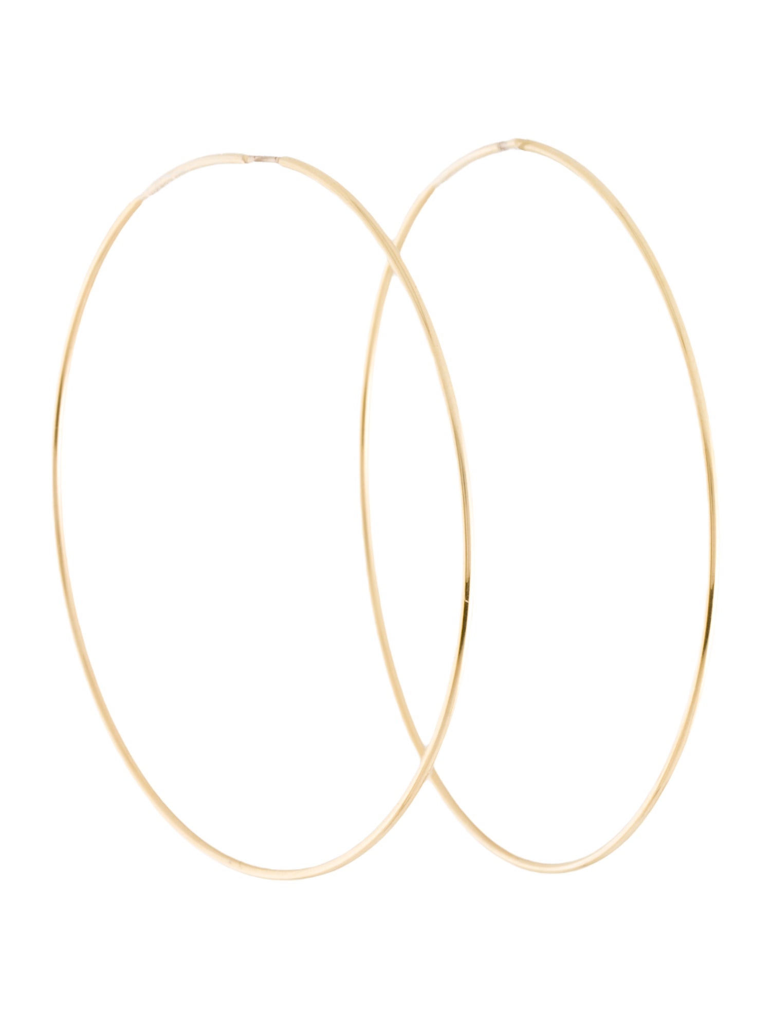 Earrings 14K Large Hoop