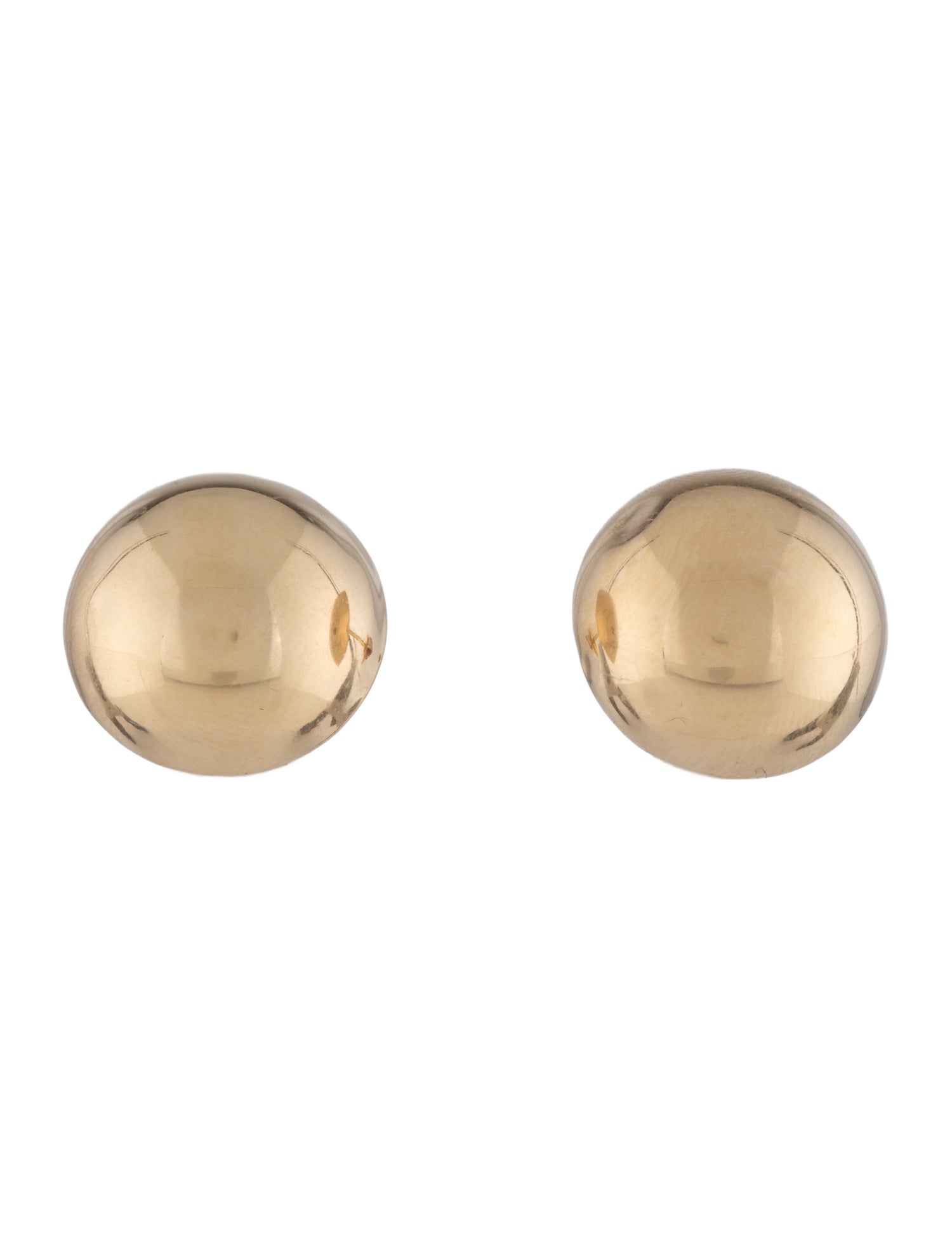 Earrings 14K Dome Stud