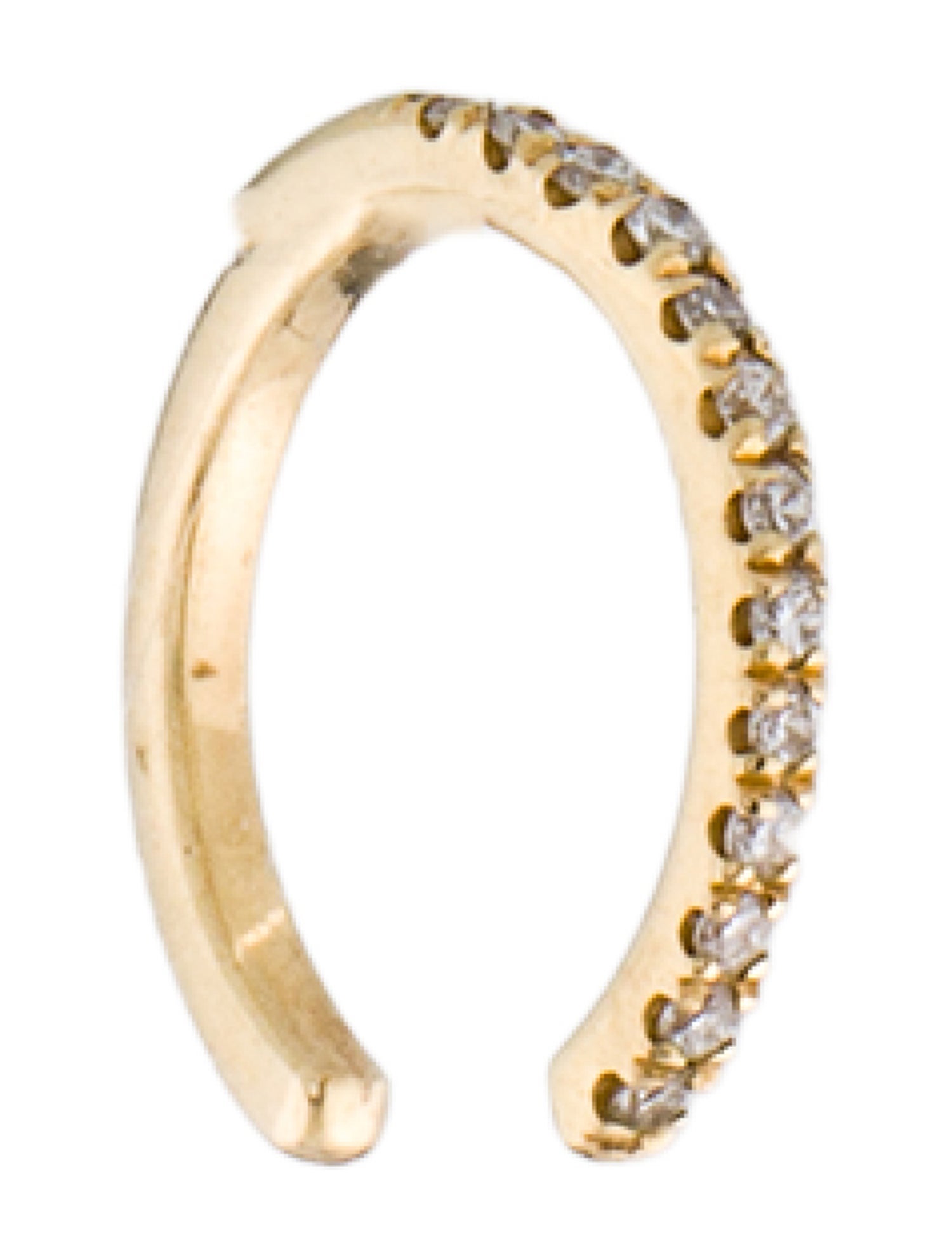 Earrings 14K Diamond Ear Cuff