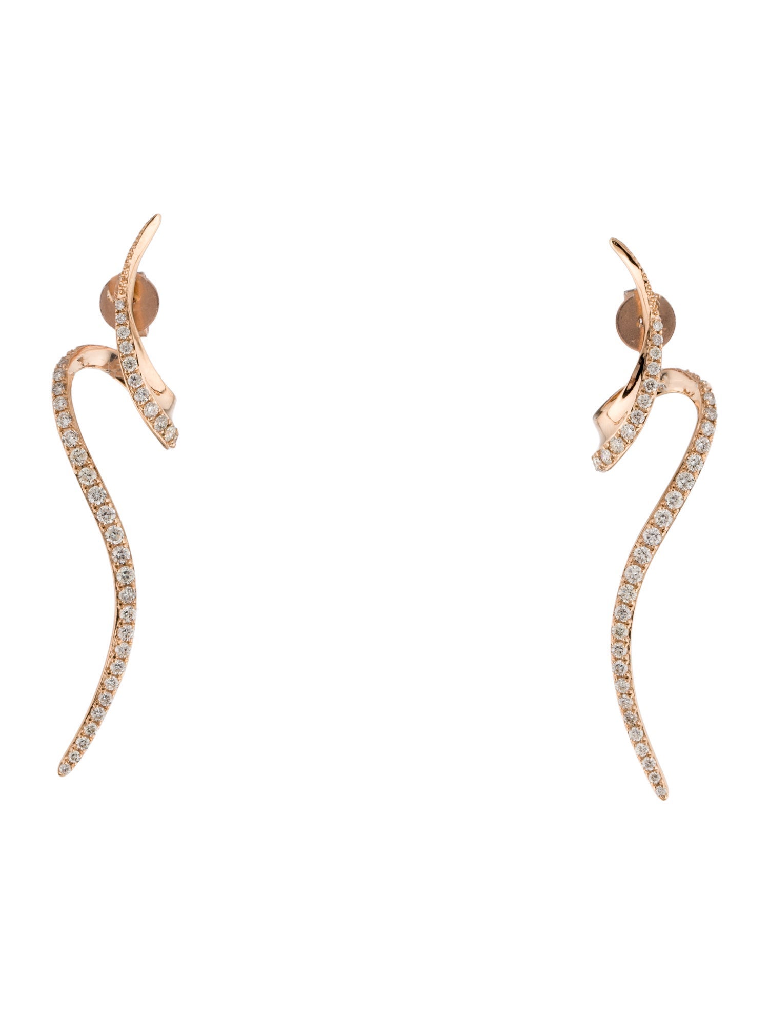 Earrings 14K Diamond Drop