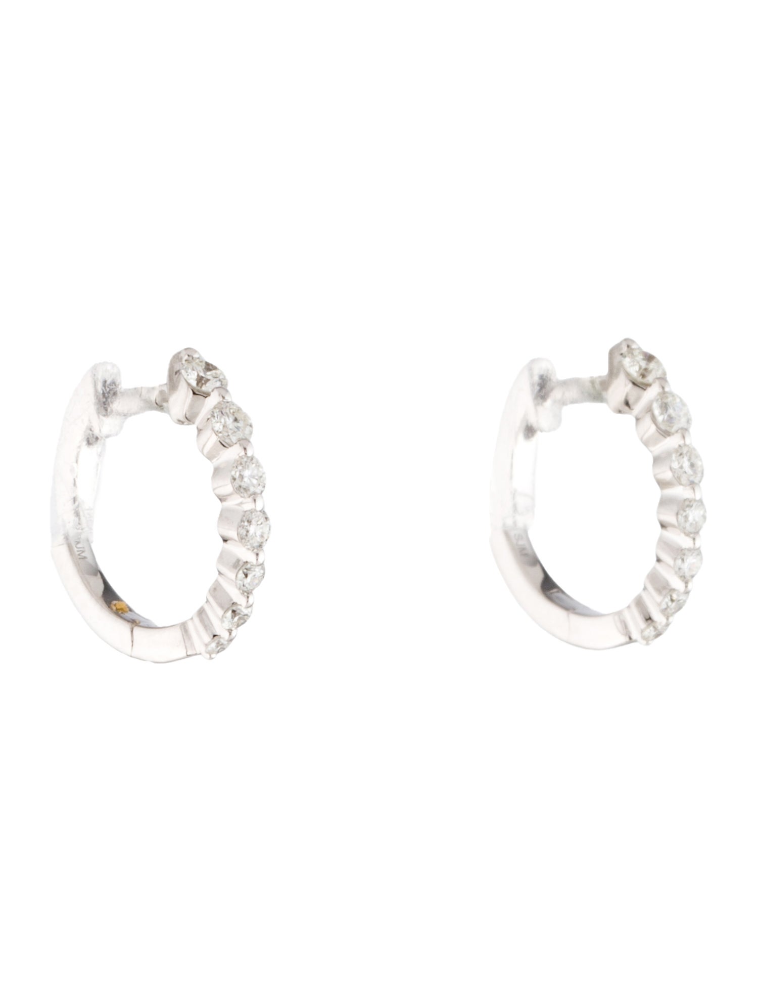 Earrings 14K Diamond Huggie