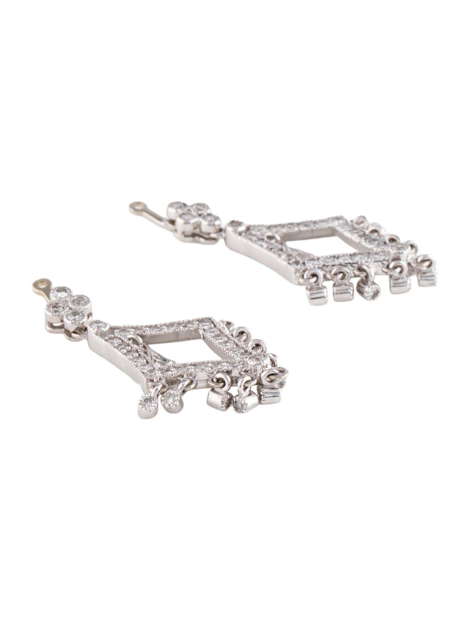 Earrings 14K Diamond Chandelier Earring Jacket