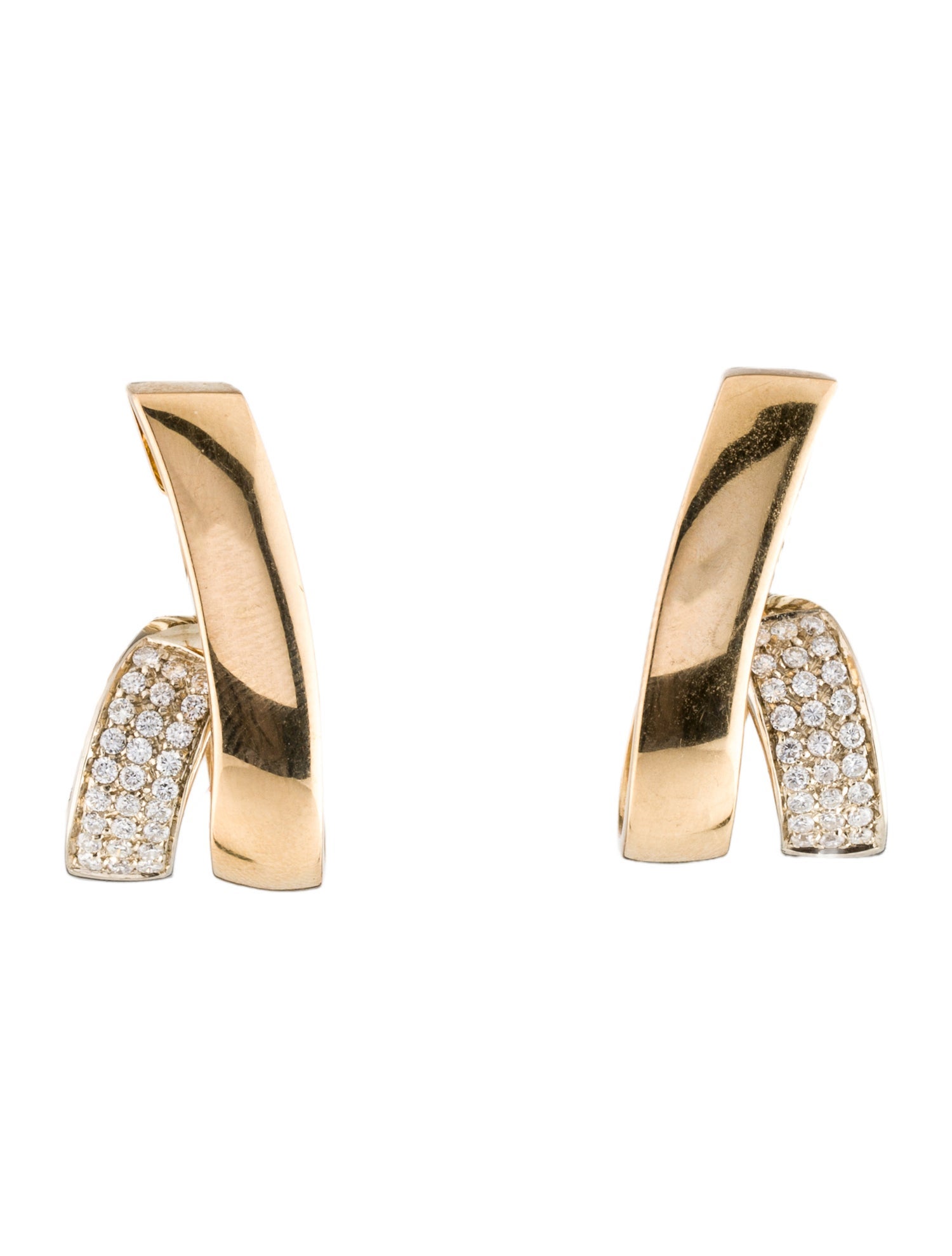 Earrings 18K Diamond Drop