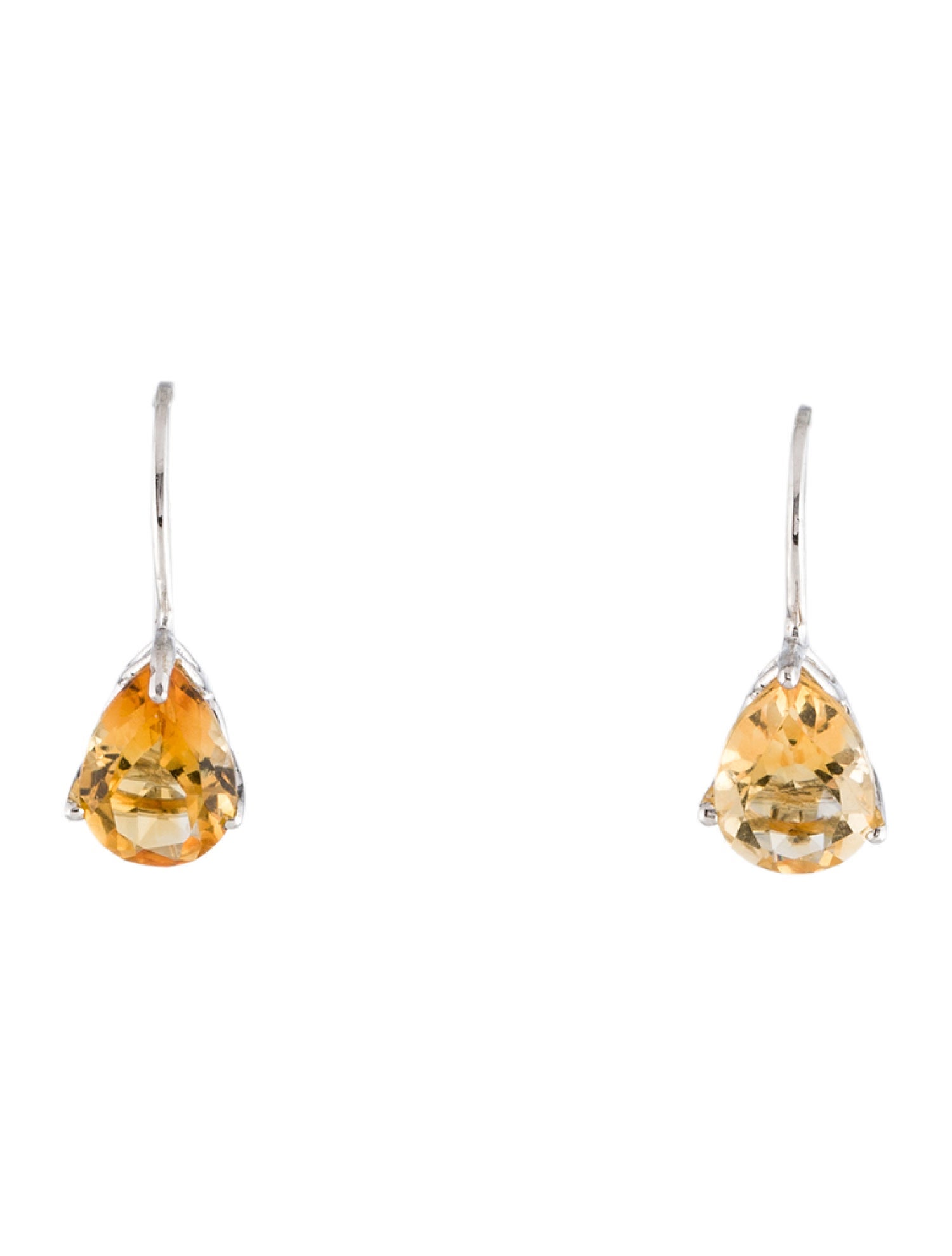 Earrings 14K Citrine Drop Earrings