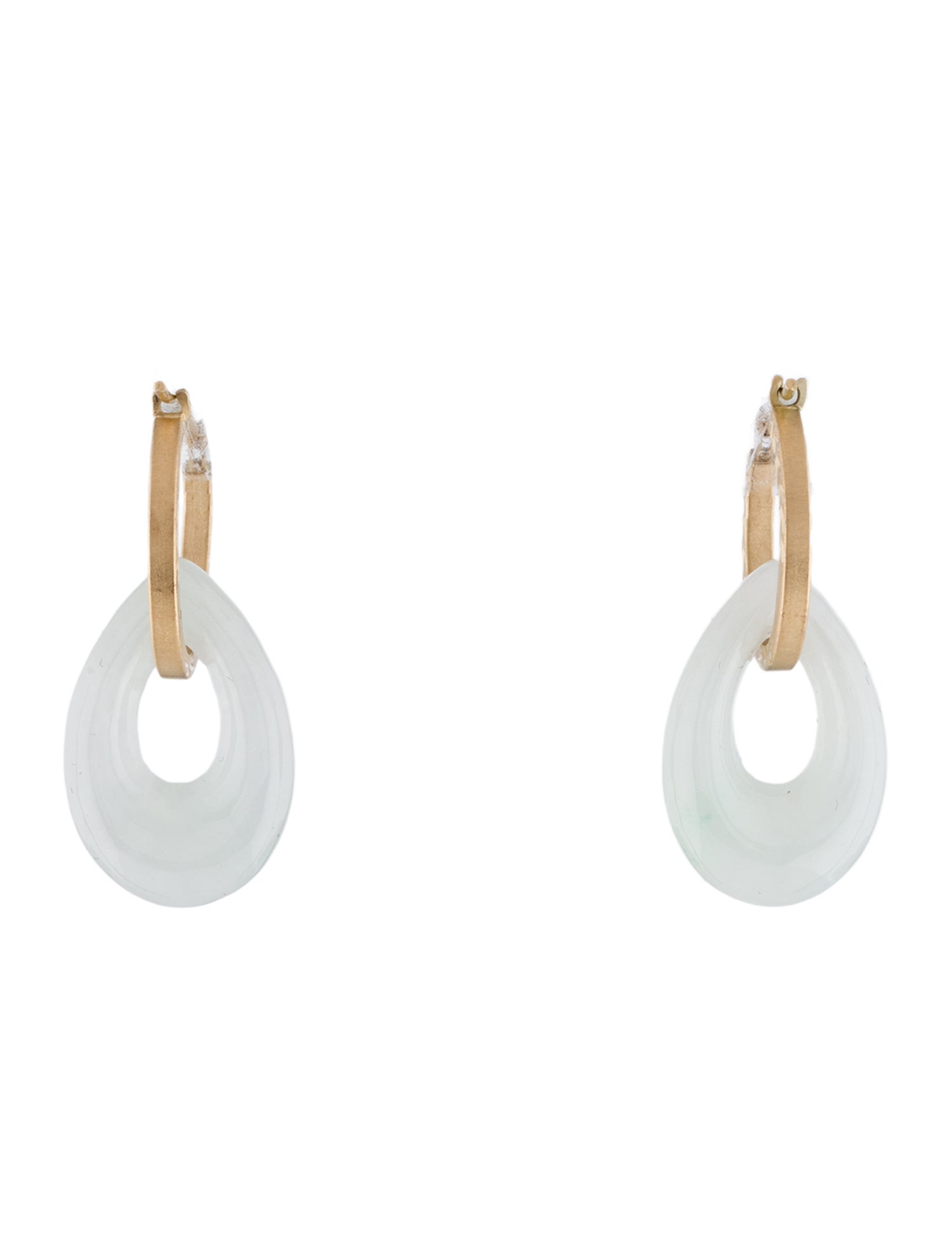 Earrings 14K Jadeite Drop Earrings