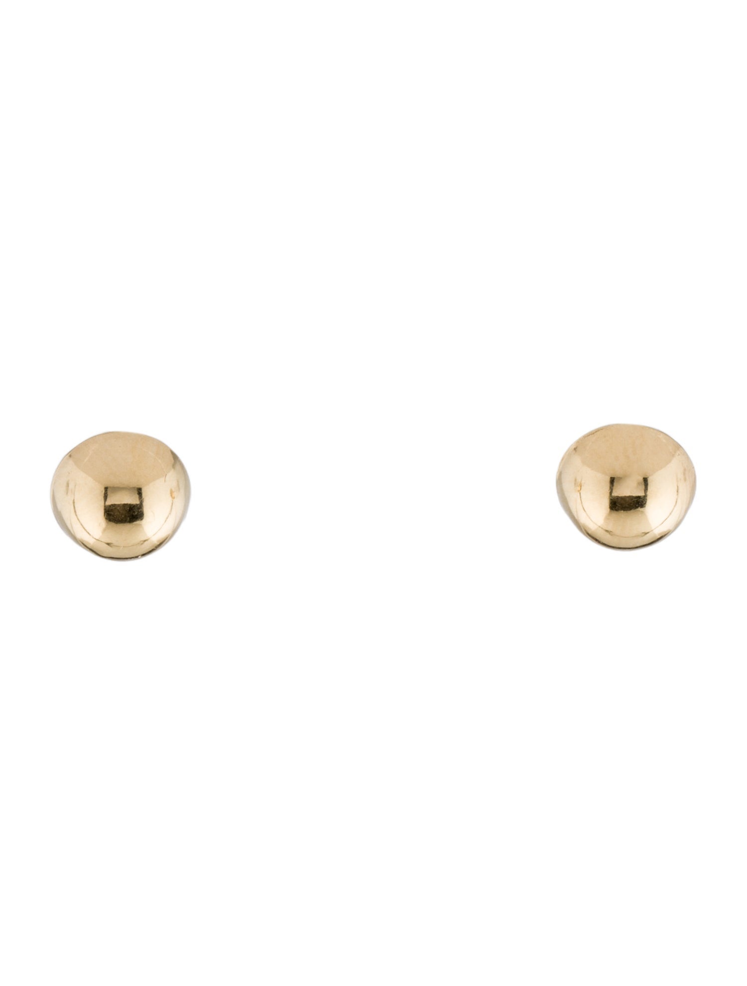 Earrings 14K Dome Stud