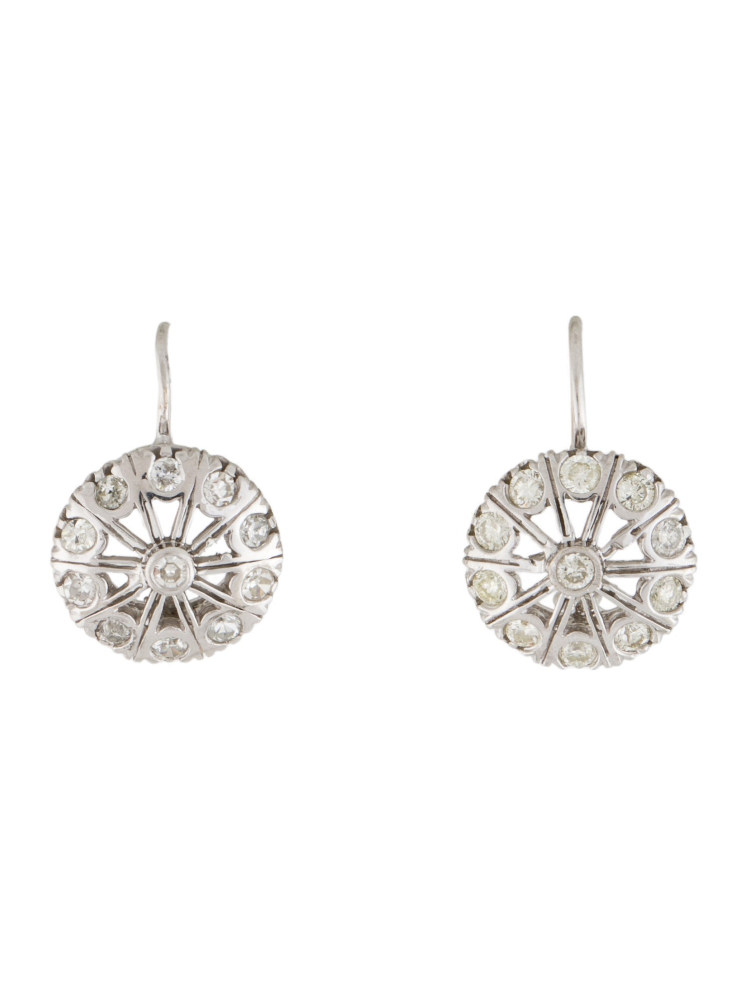 Earrings 14K Diamond Drop