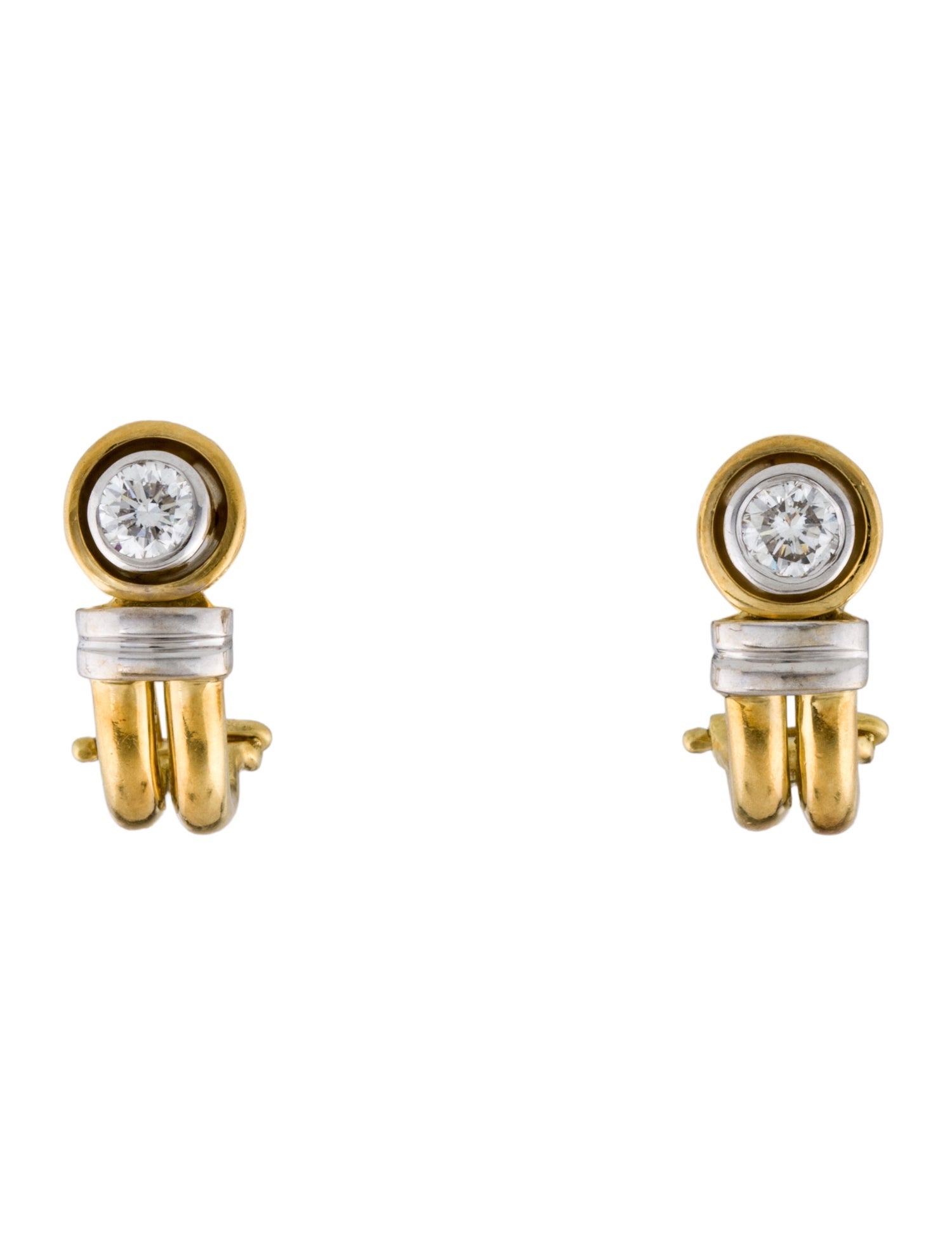 Earrings 18K Diamond Earclip