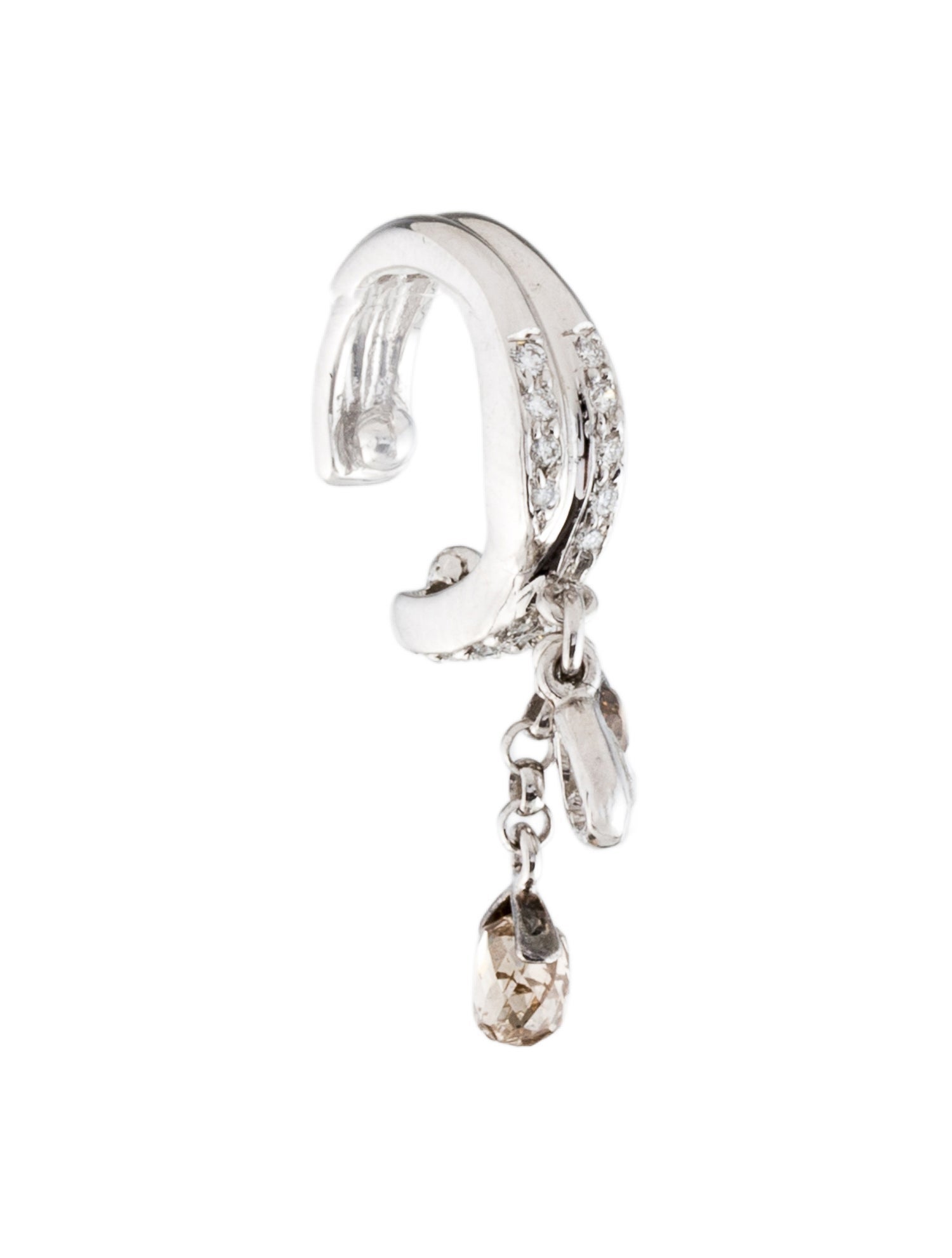 Earrings 18K Diamond Single Ear Cuff