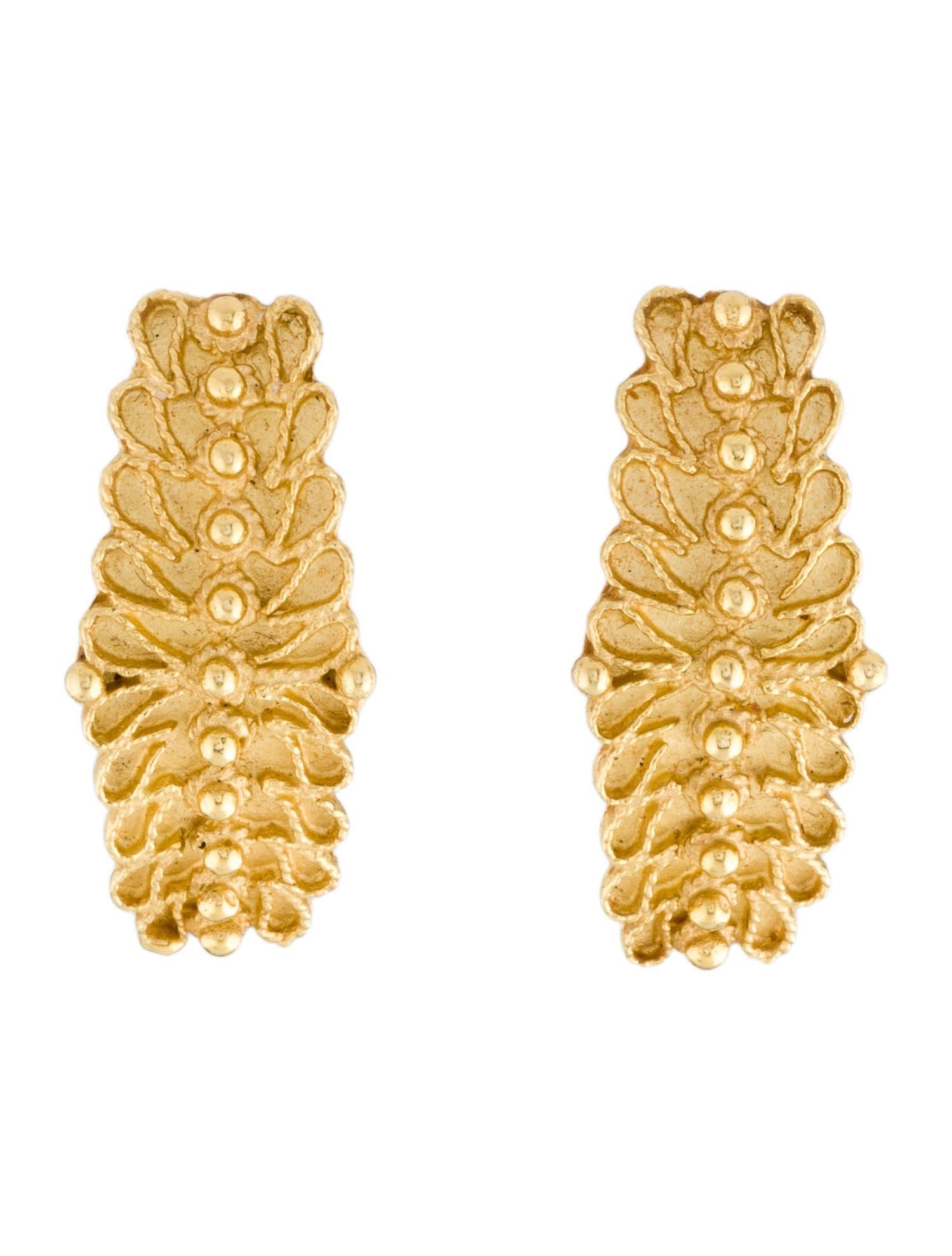 Earrings 18K Fede Sarde Drop