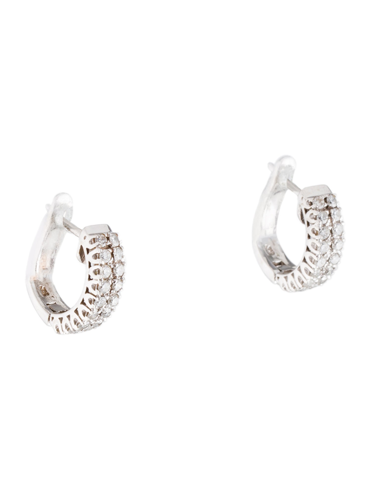 Earrings 14K Diamond Huggie