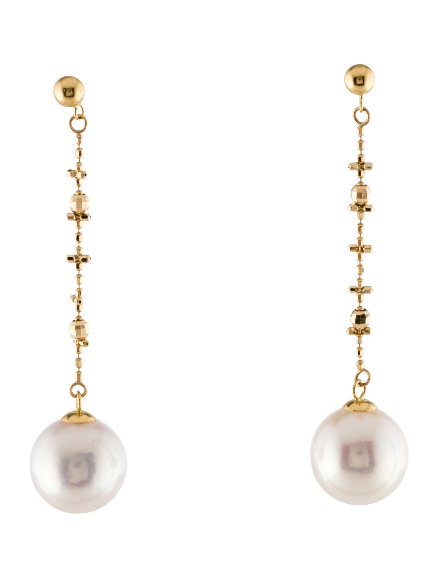 Earrings 18K Pearl Drop