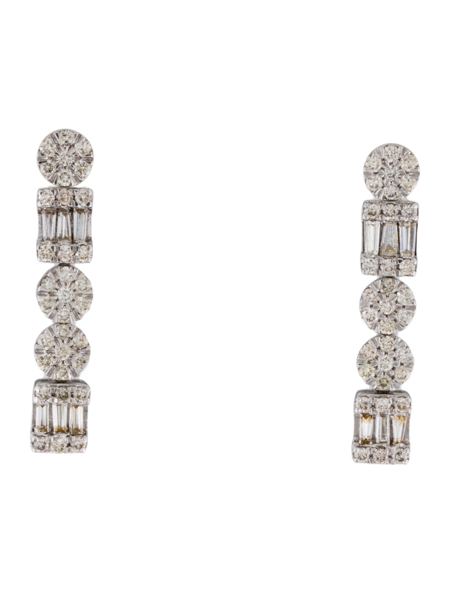 Earrings 18K Diamond Drop