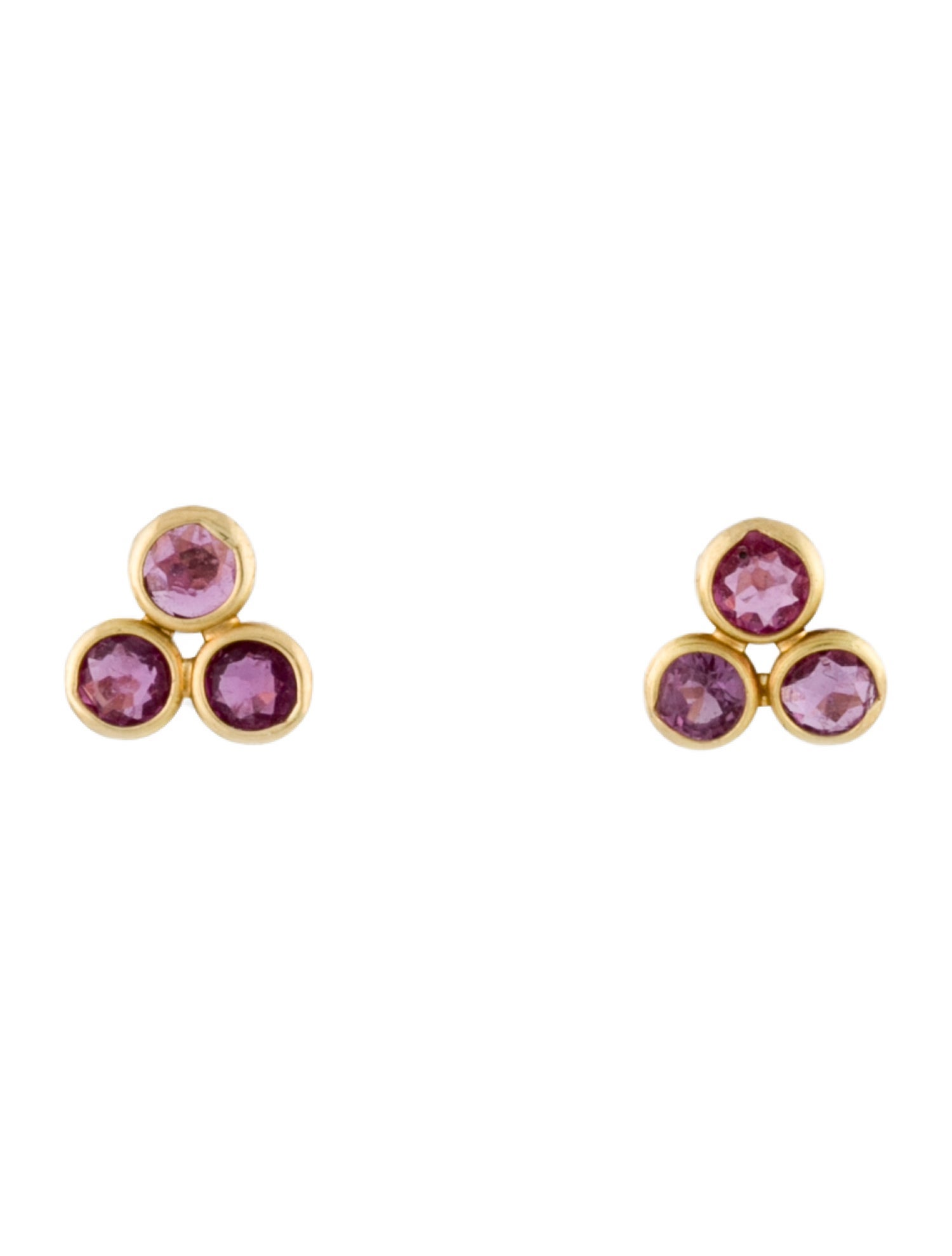 Earrings 18K Ruby Stud