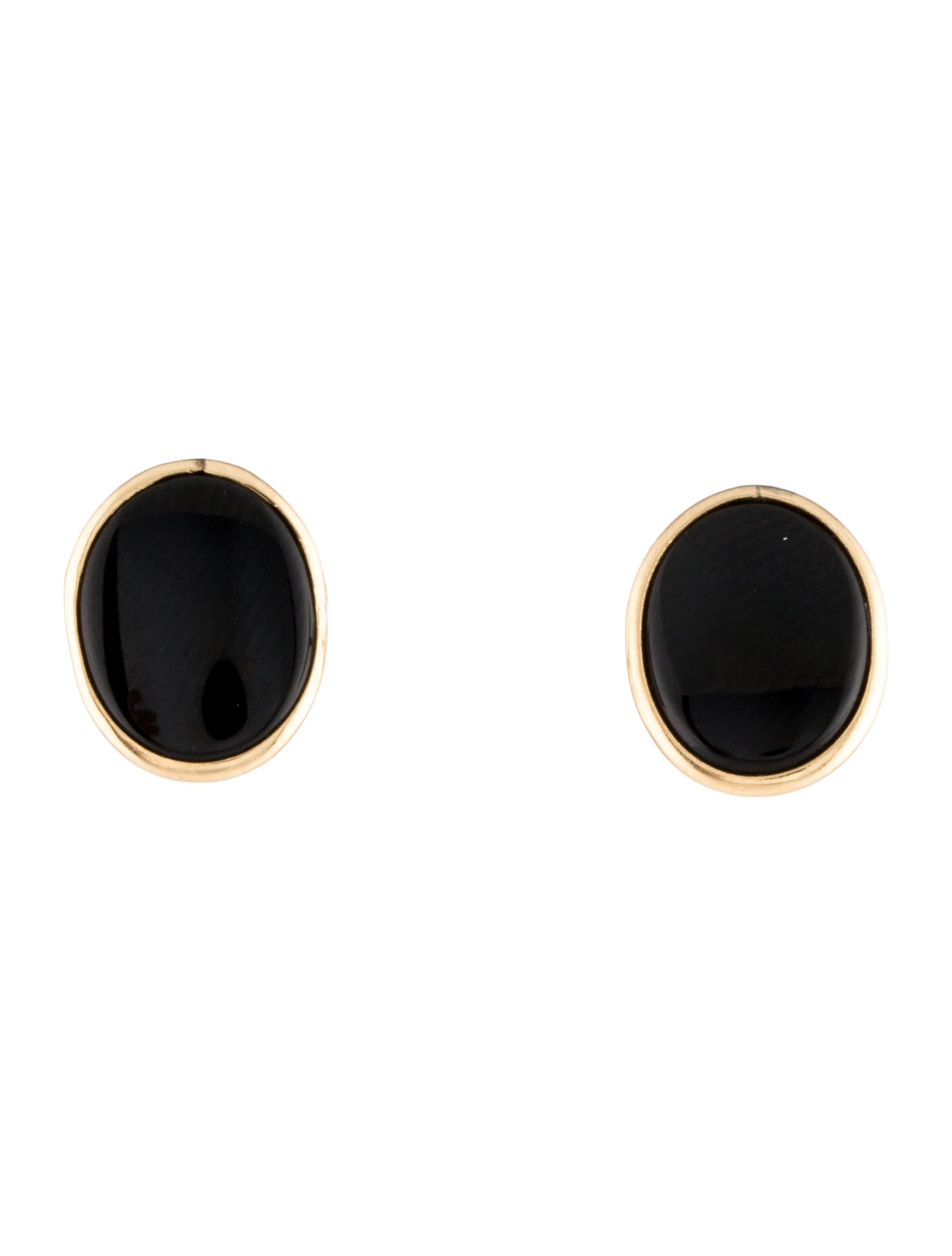 Earrings 14K Onyx Stud