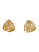 Earrings 14K Triangular Stud Earrings