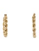 Earrings 10K Rope Hoop Earrings