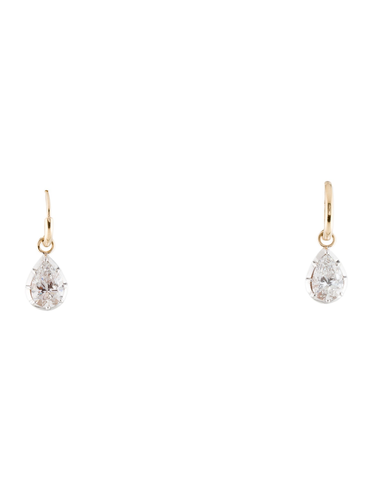 Earrings 14K 2.20ctw Lab-Grown Diamond Drop Earrings