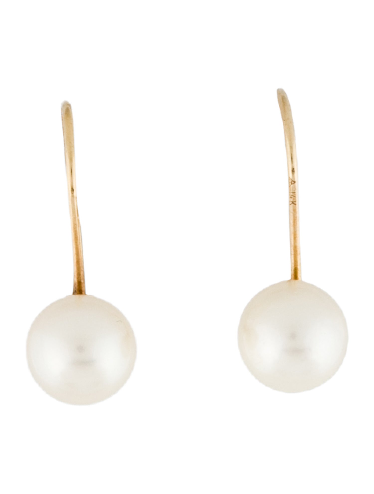 Earrings 14K Cultured Pearl Drop
