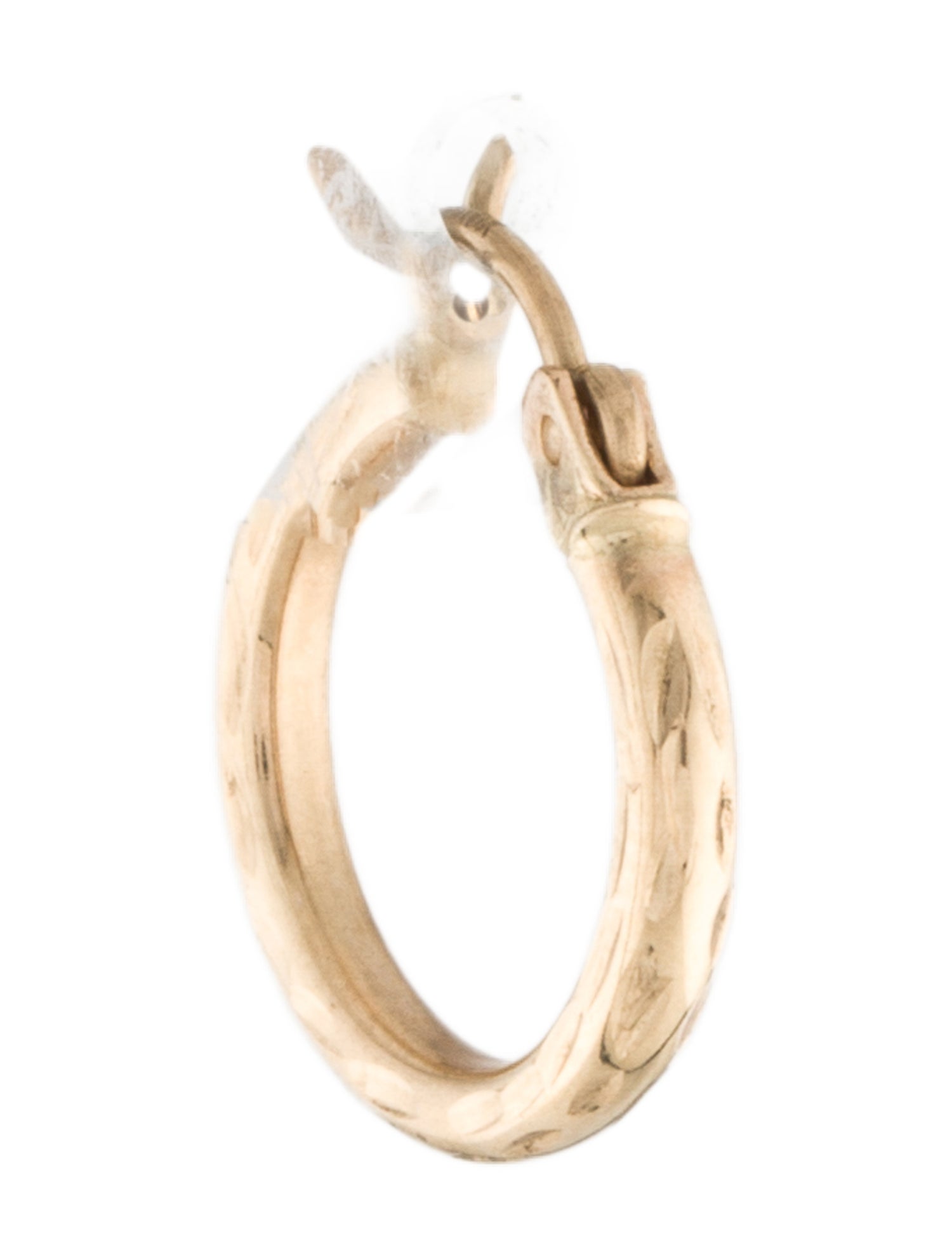 Earrings 10K Single Hoop Earring