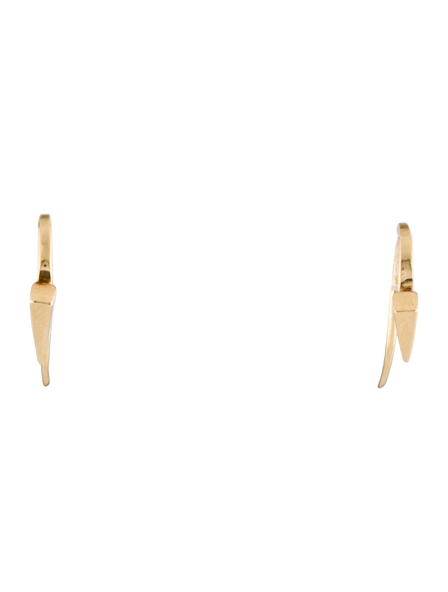 Earrings 14K Spike