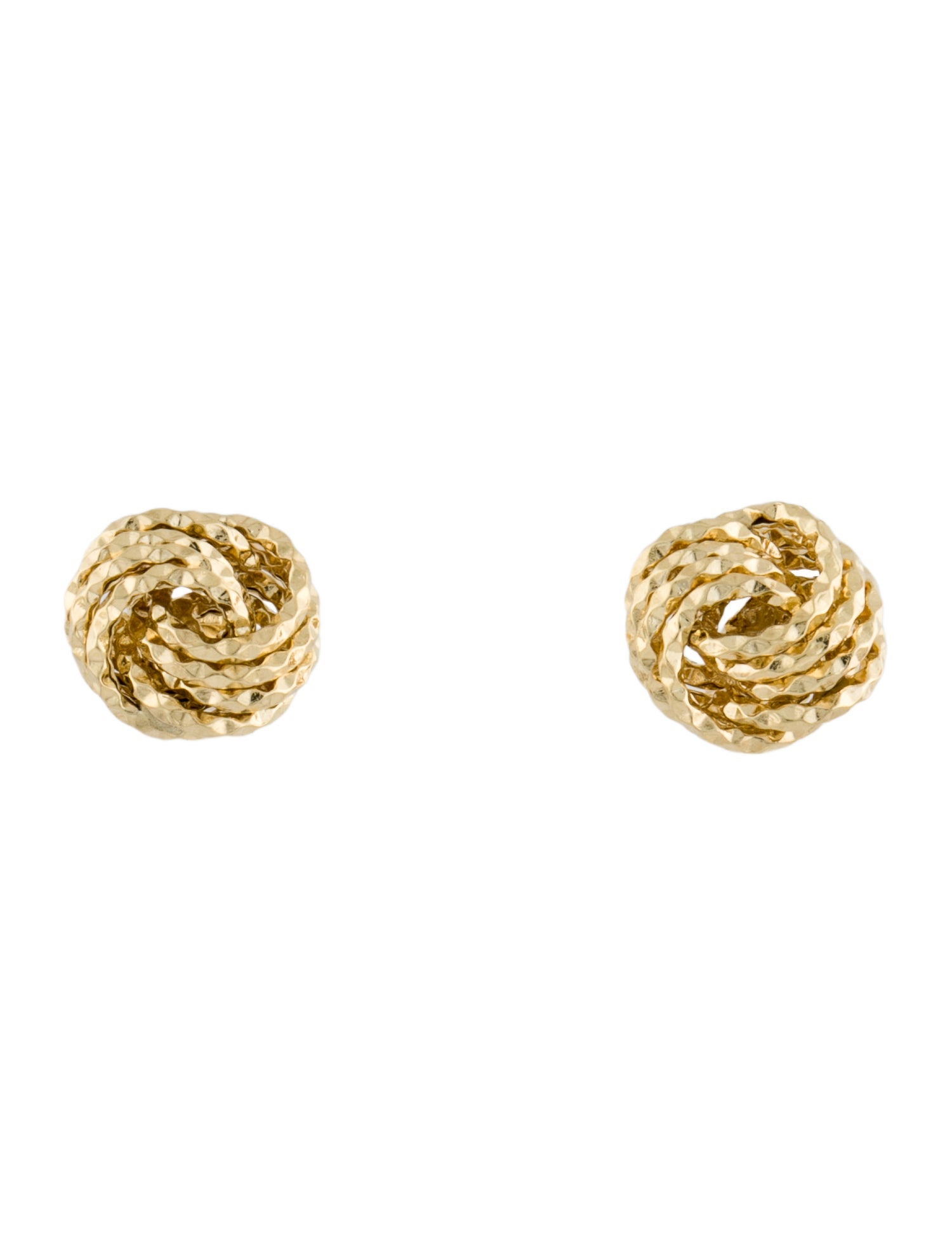 Earrings 14K Knot Stud