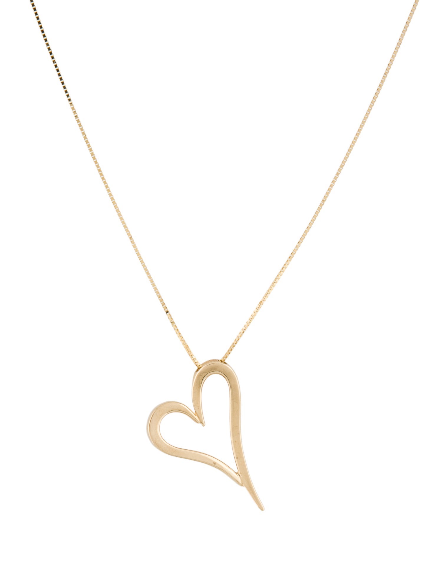 Earrings 14K Heart Pendant Necklace