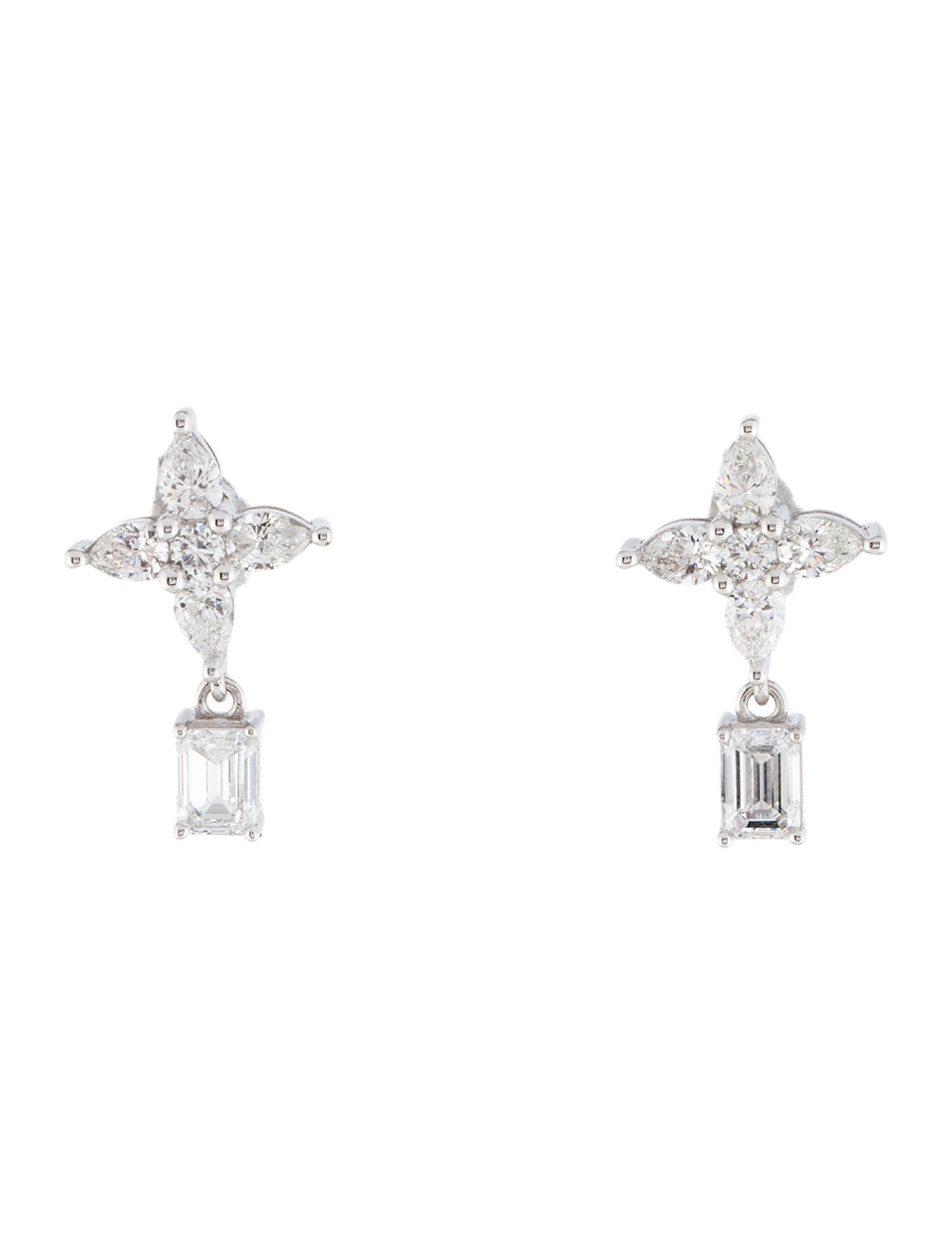 Earrings 14K 1.50ctw Lab-Grown Diamond Drop Earrings