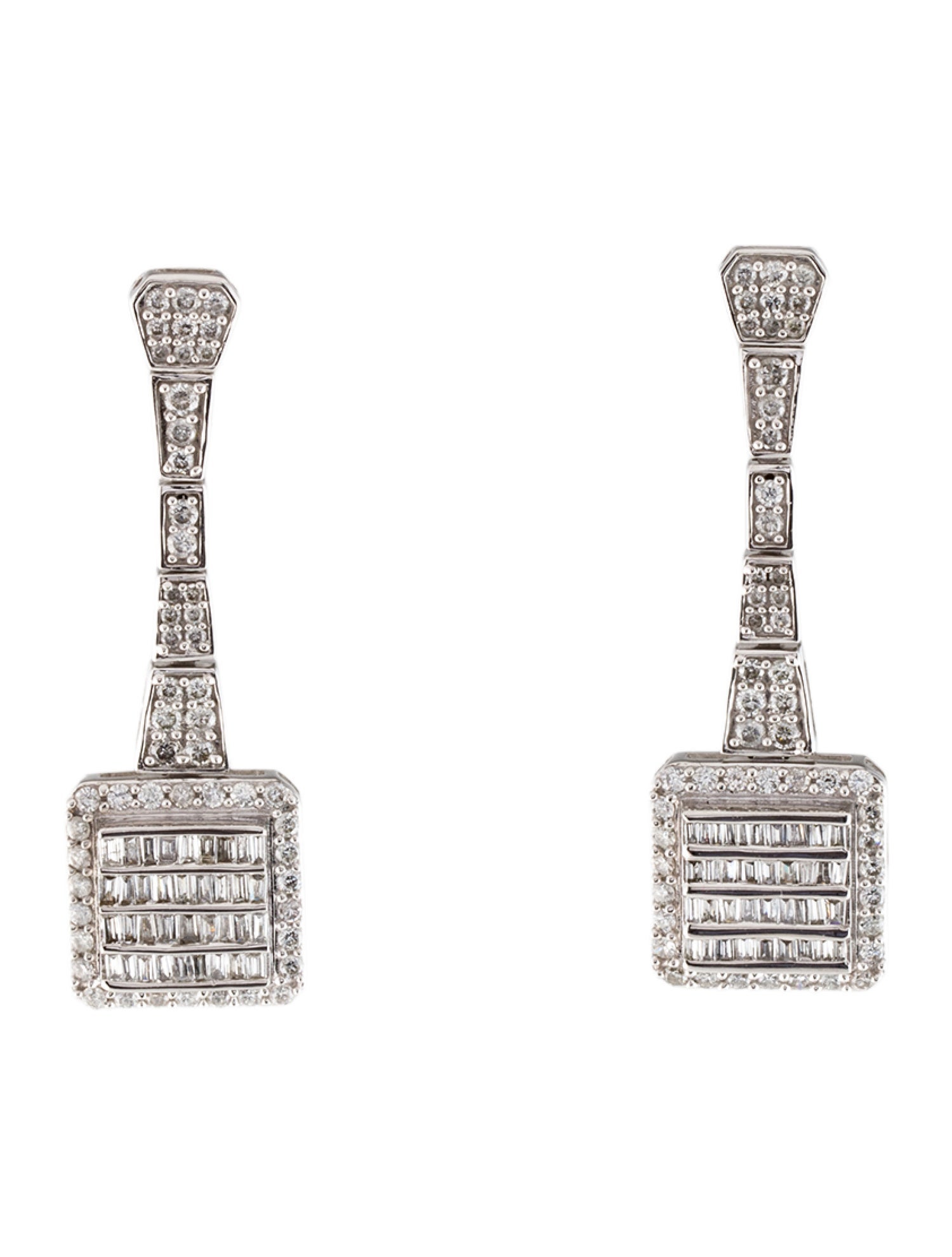Earrings 14K 1.25ctw Diamond Drop