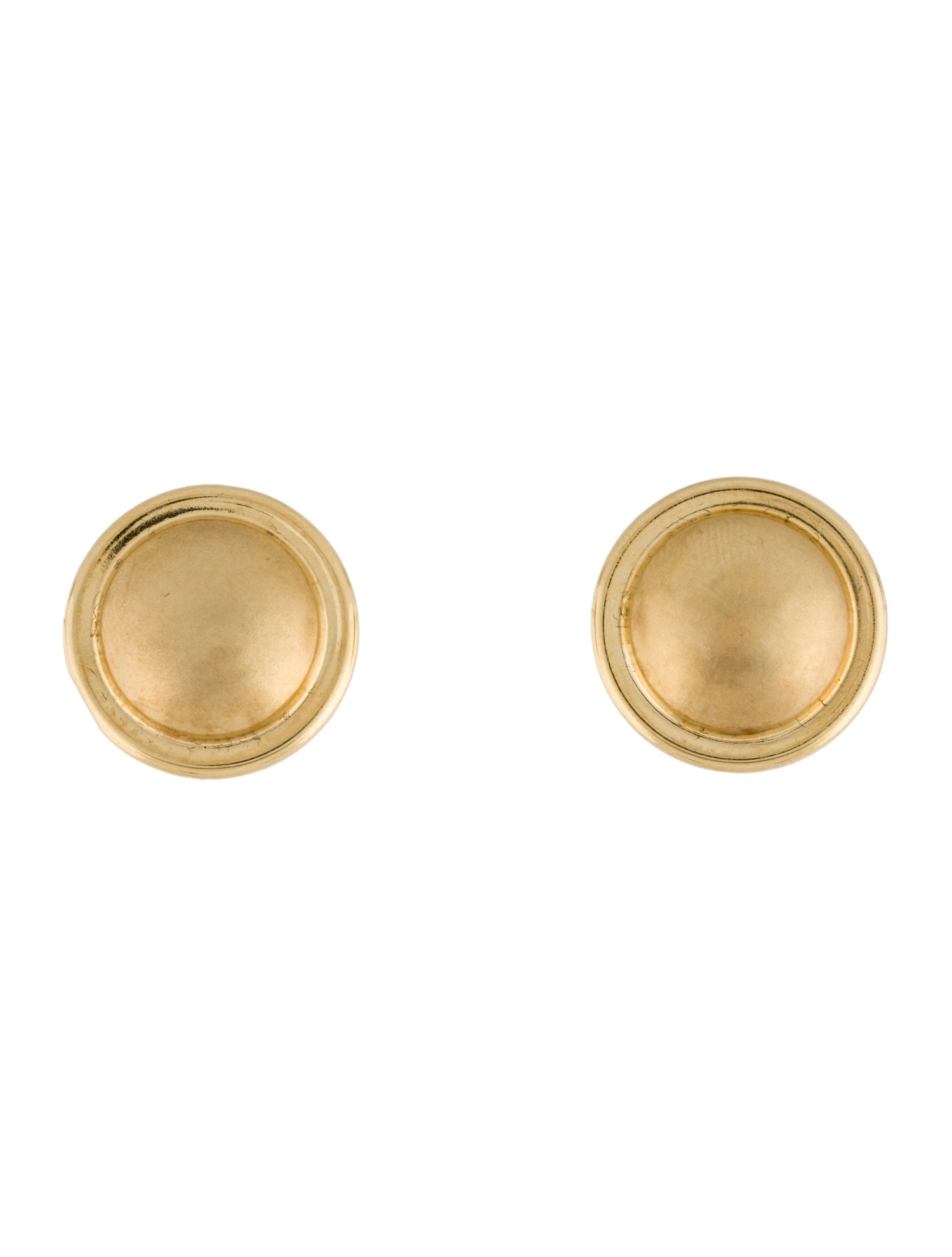 Earrings 14K Dome Stud
