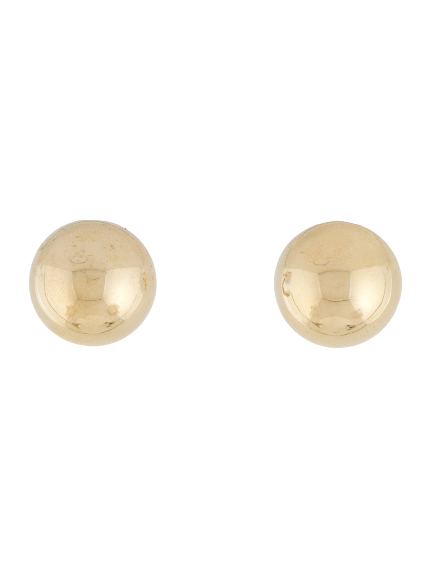 Earrings 14K Dome Stud