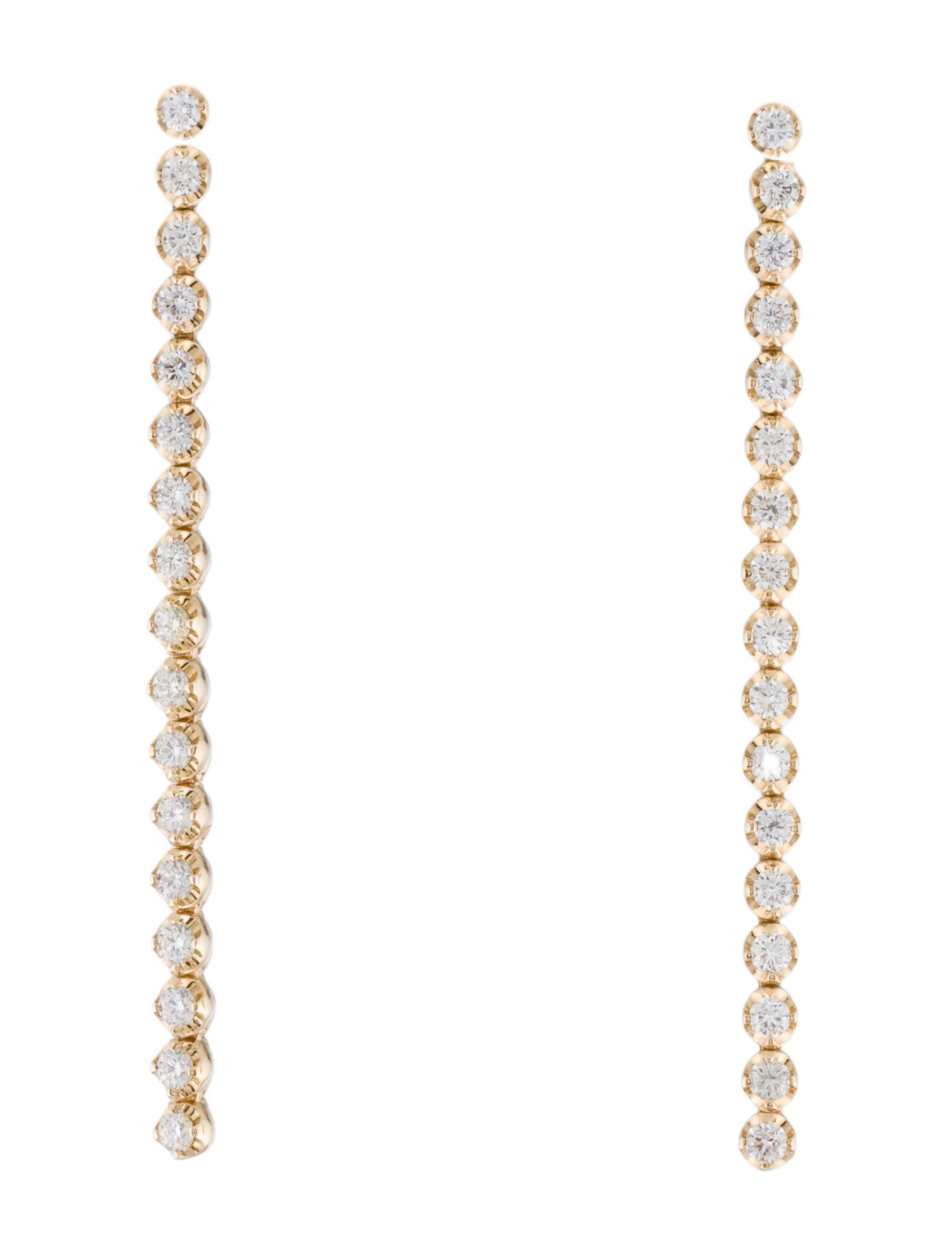 Earrings 14K Diamond Drop