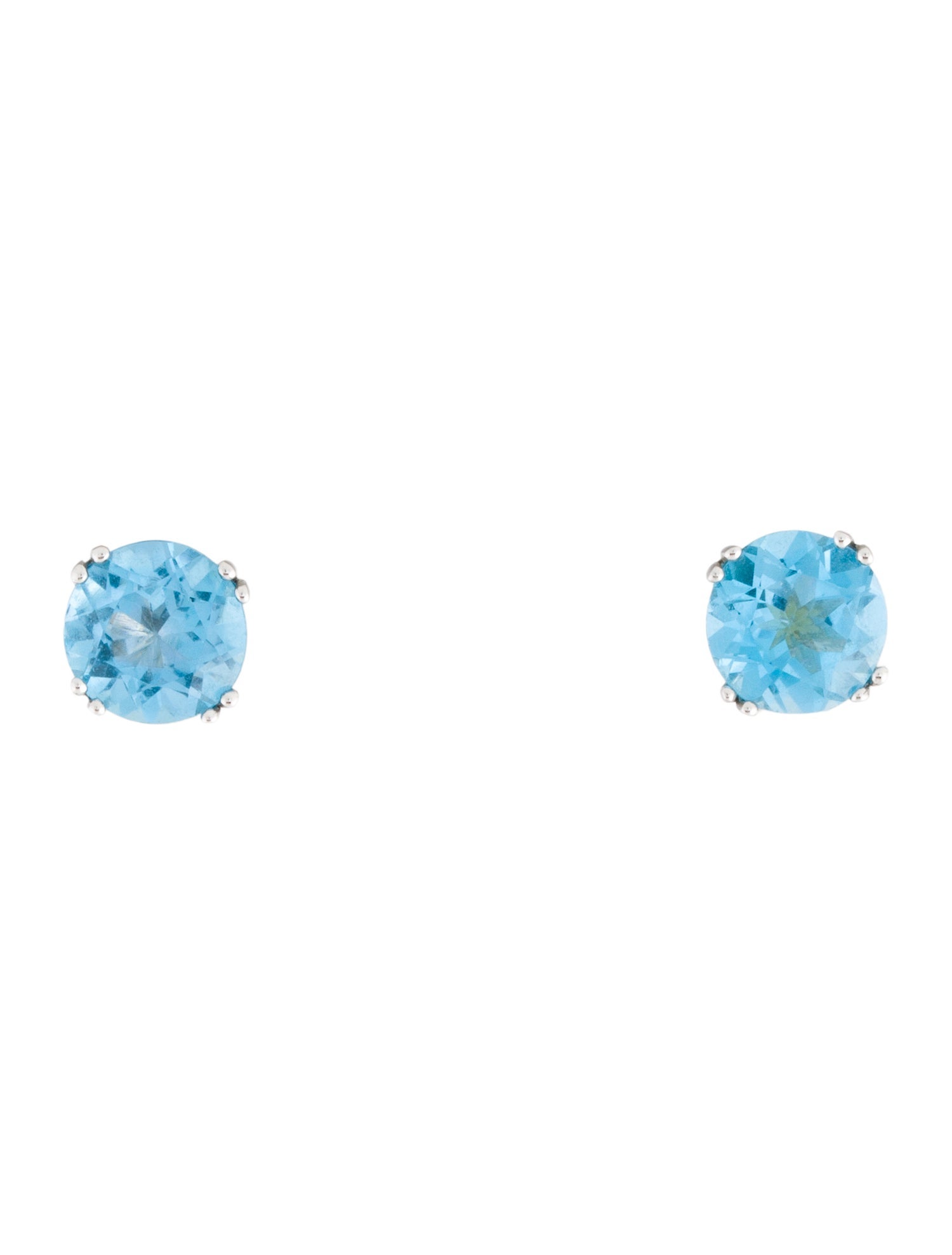 Earrings 14K 4.00ctw Topaz Stud