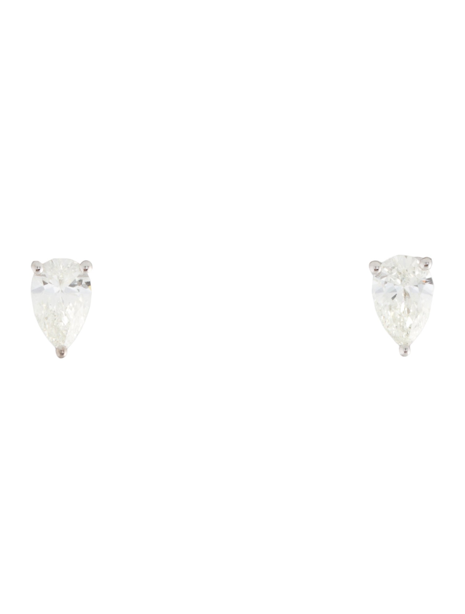 Earrings 14K 1.22ctw Diamond Solitaire Stud