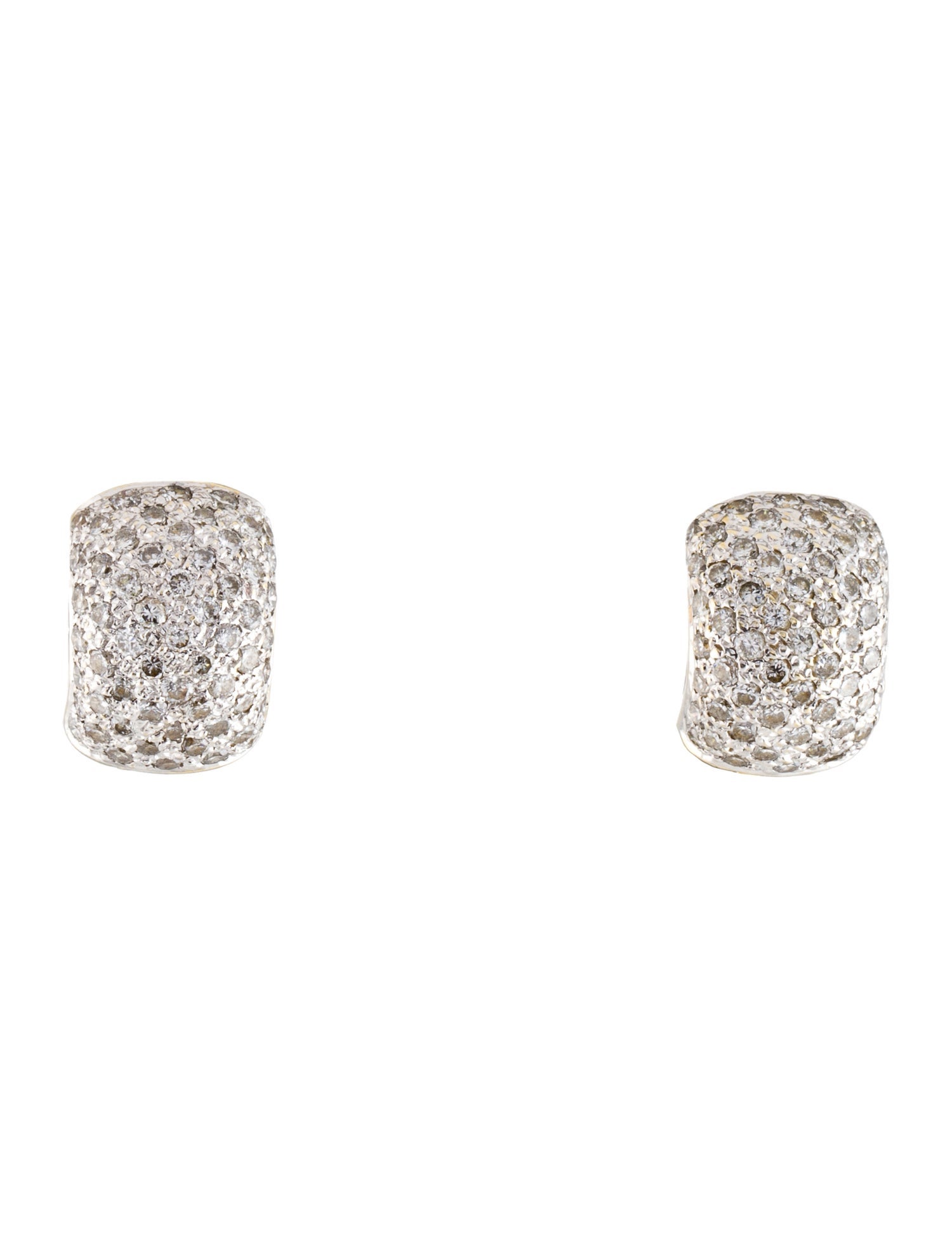 Earrings 14K 1.53ctw Diamond Huggie